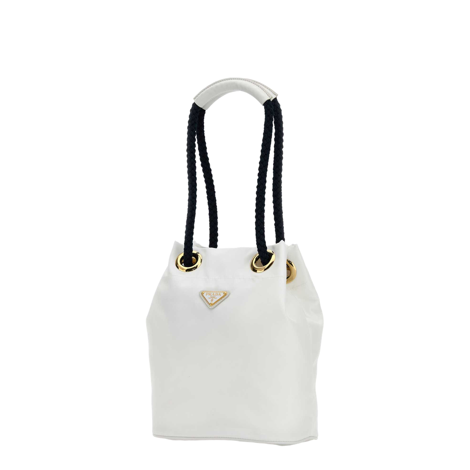 White Re-nylon Mariner Bucket Bag - Image 2