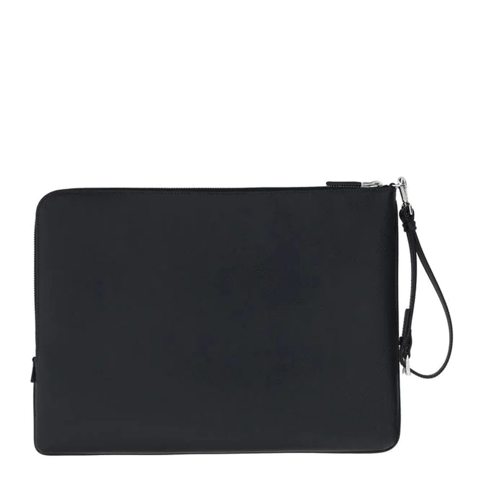 Medium Calfskin Pouch - Black - Image 2