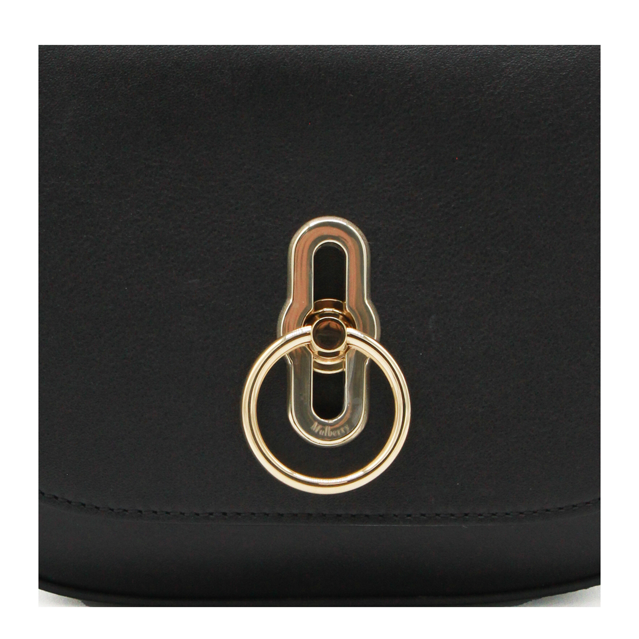 Amberley Small Supple Smooth Leather Top Handle Bag - Black - Image 7
