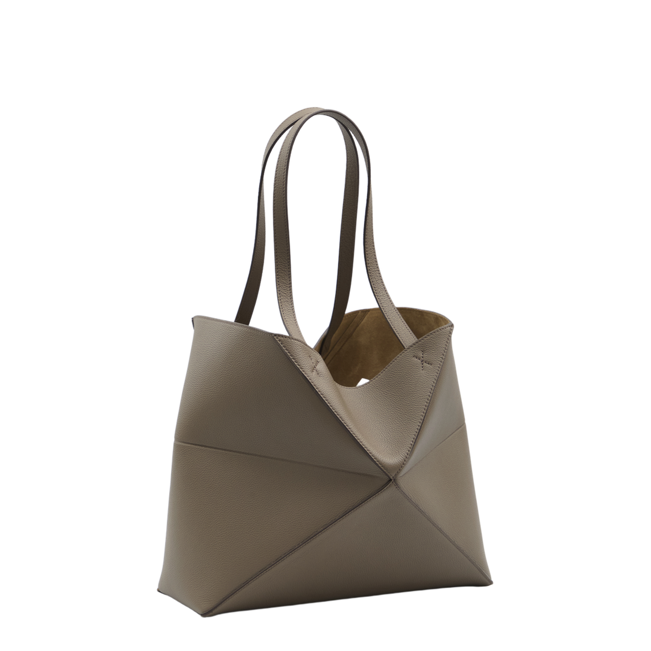 Puzzle Medium Calfskin Tote - Taupe - Image 2
