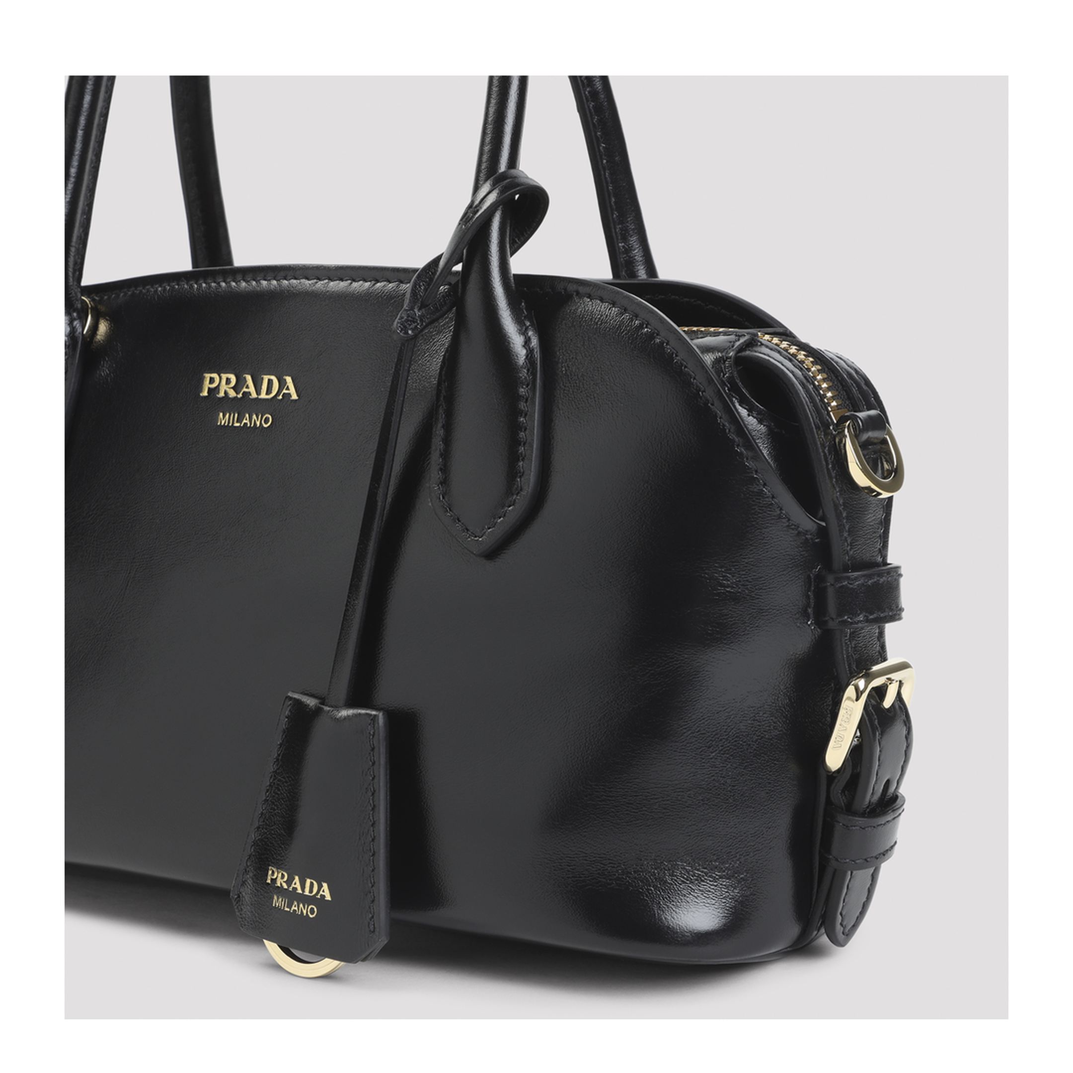 Large Calfskin Tote - Black - Image 5