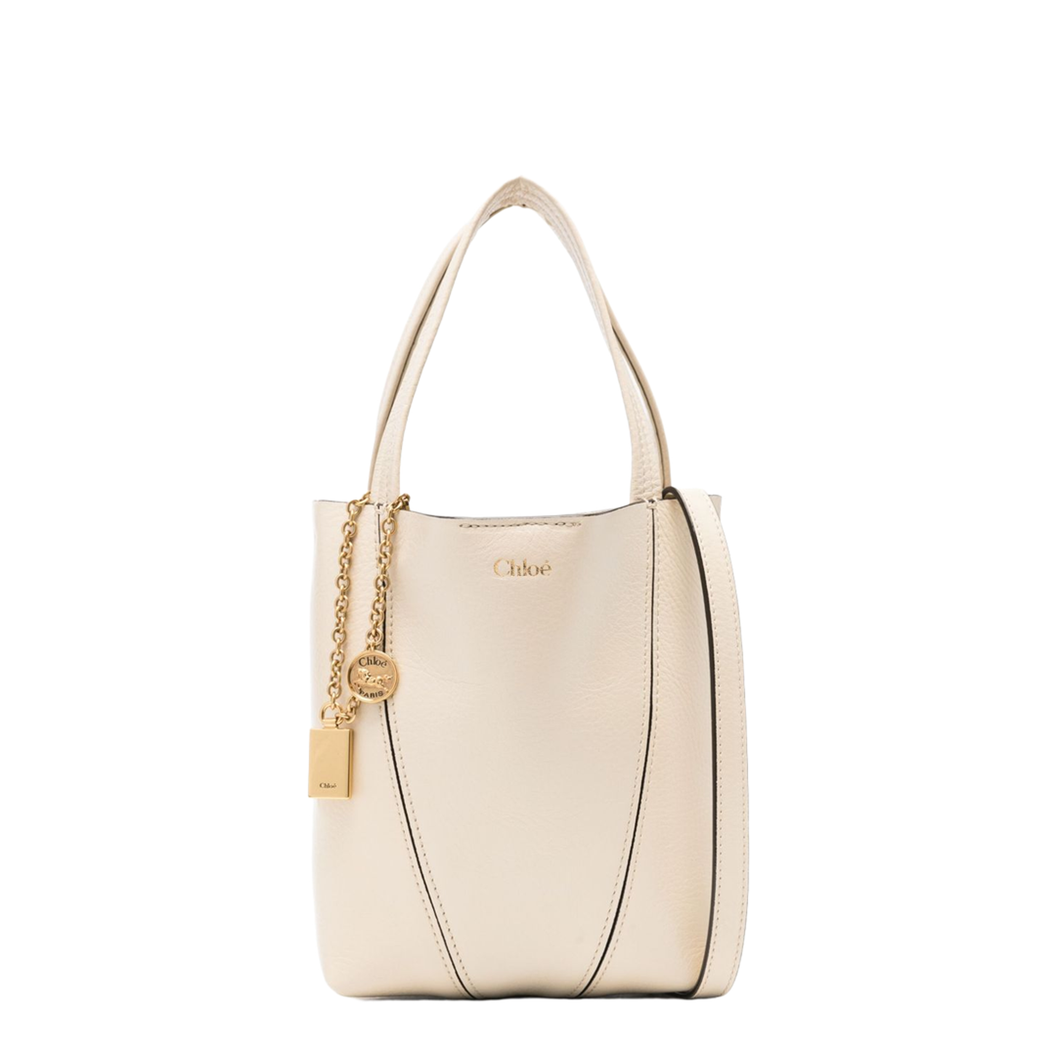 Spin Small Leather Tote - Image 1