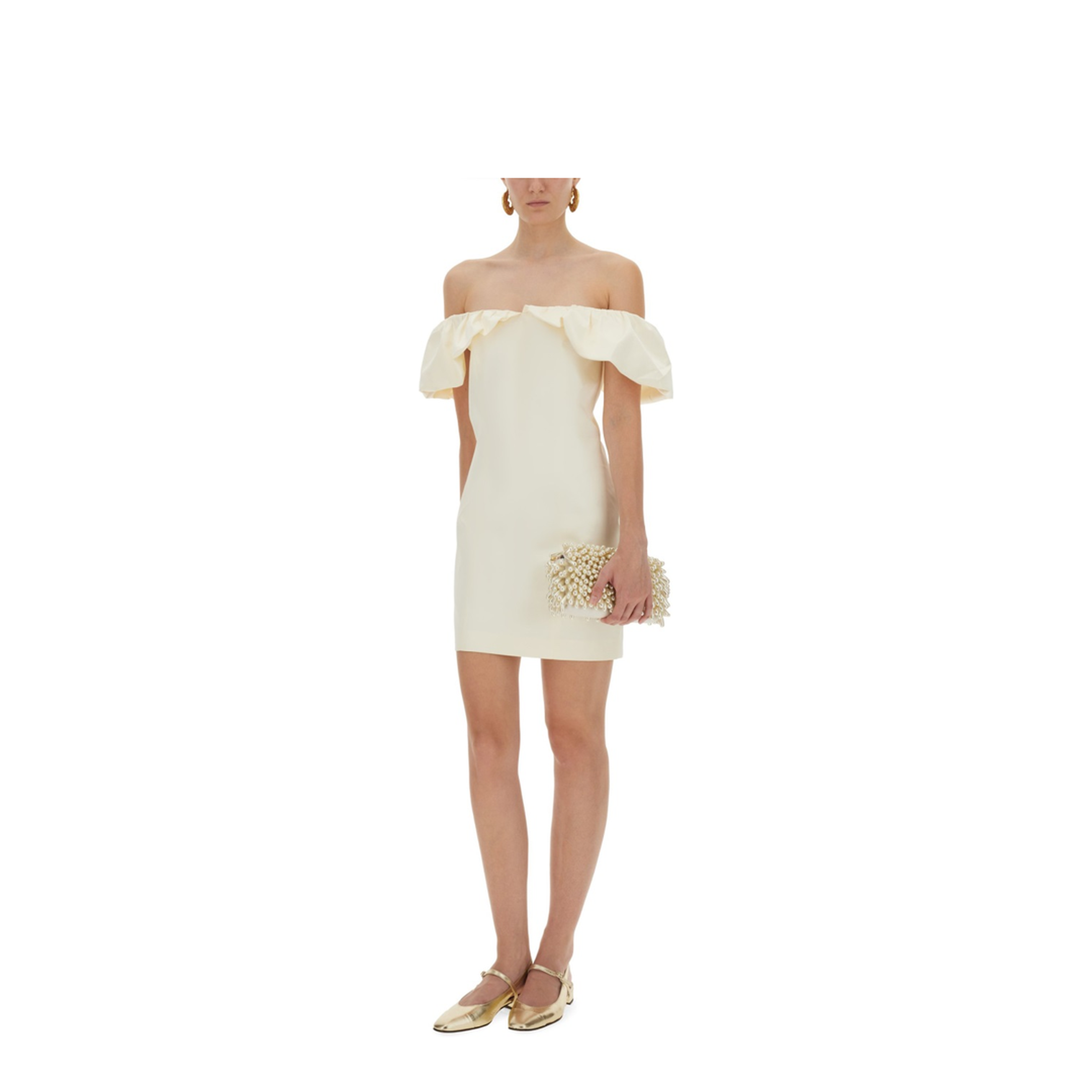 Mini Dress With Bare Shoulders - Image 2