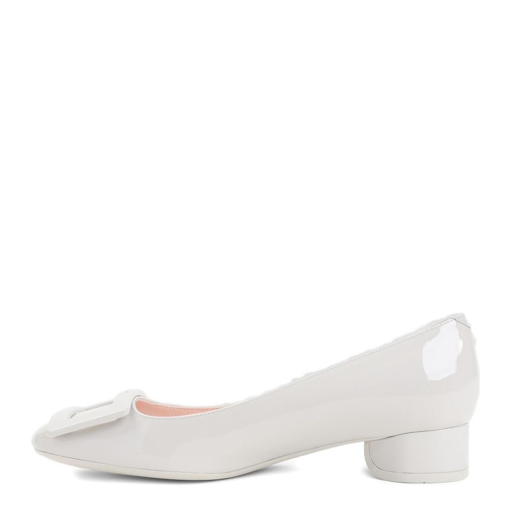 U Look Ballerinas in Patent Leather - Ice Gray - Image 2