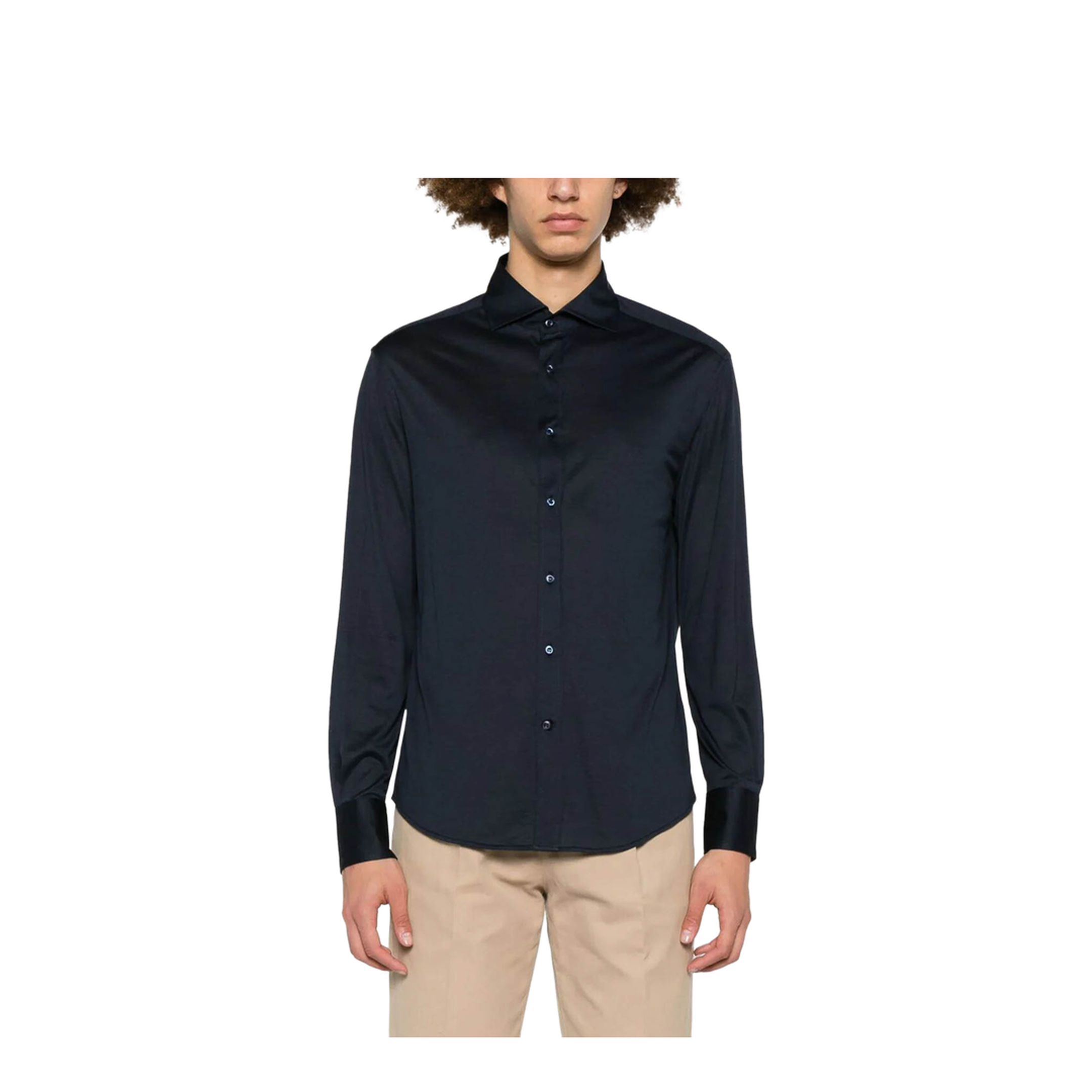 Men Camicia Di T-shirt Black - Image 3
