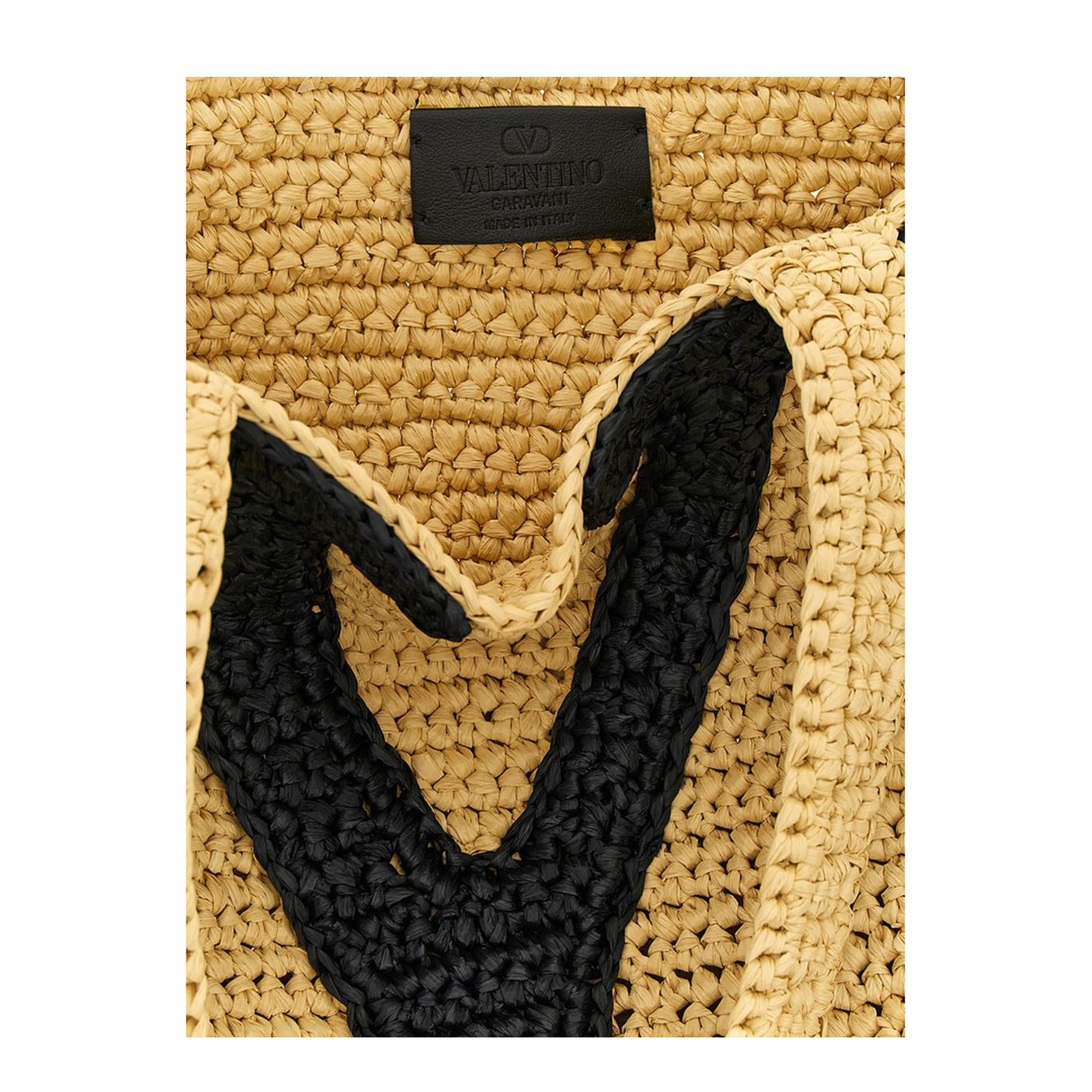 Viva Superstar Medium Crochet Shopping Bag - Natural (Beige) - Image 4
