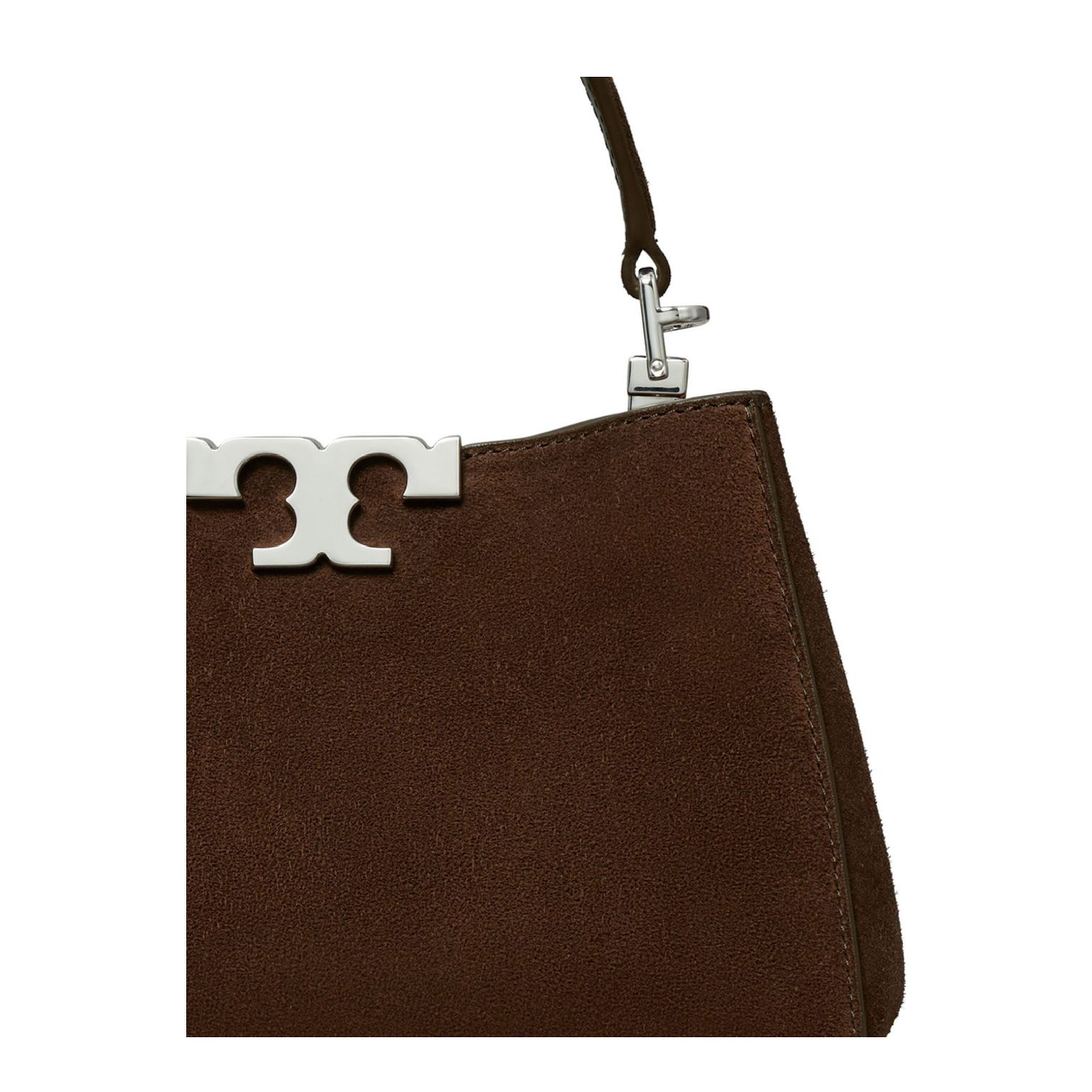 Eleanor Mini Suede Satchel - Caramel - Image 3