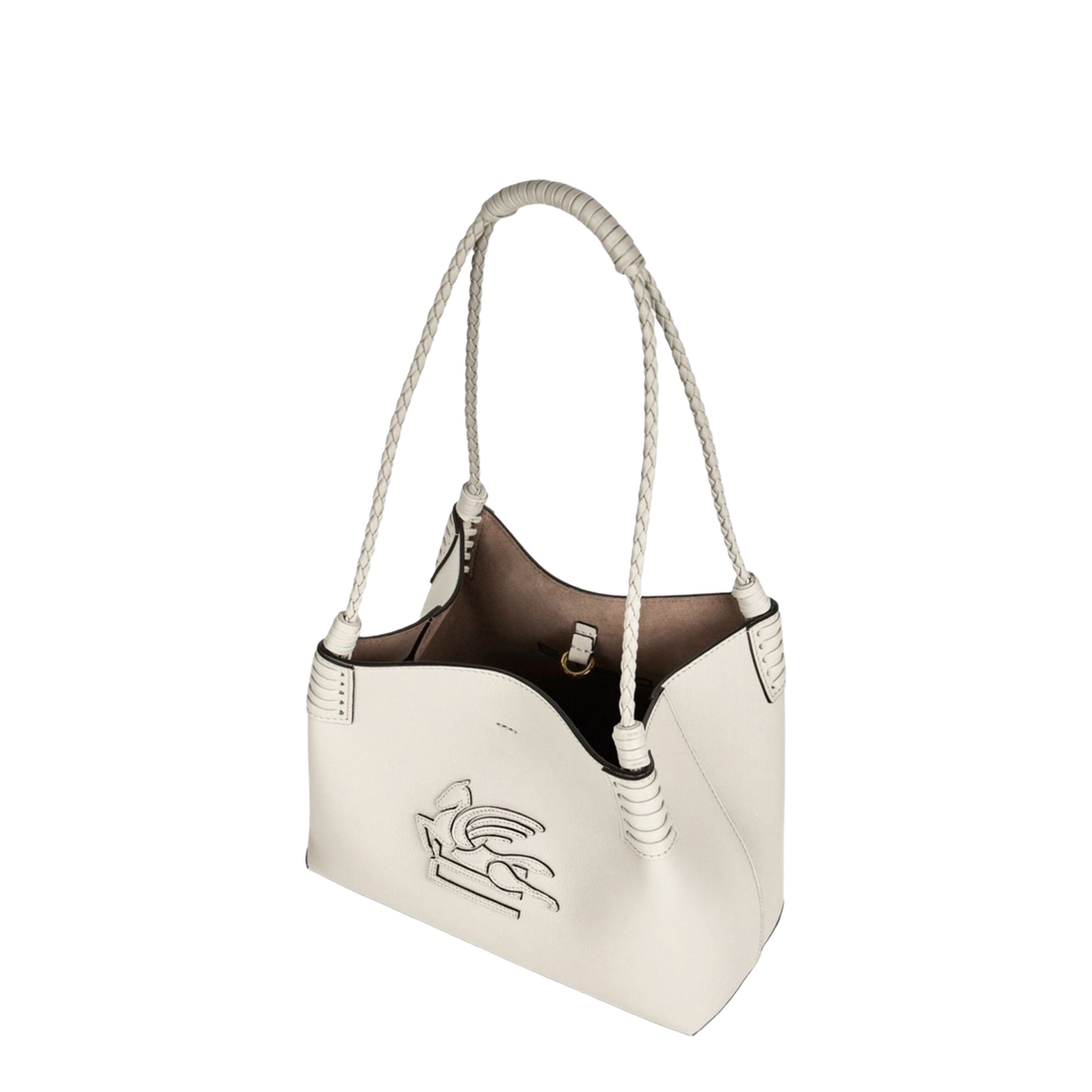 Libra Small Calfskin Tote - White - Image 3