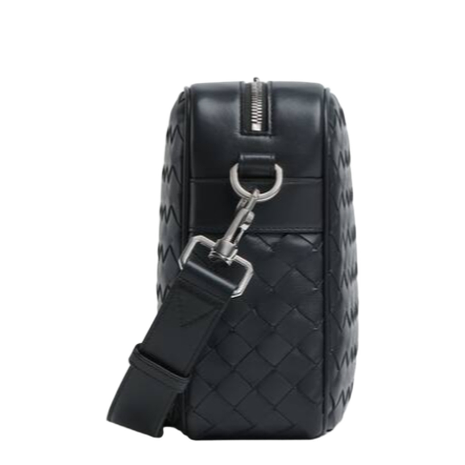 Intrecciato Camera Sling Bag Leather Ardoise - Image 3