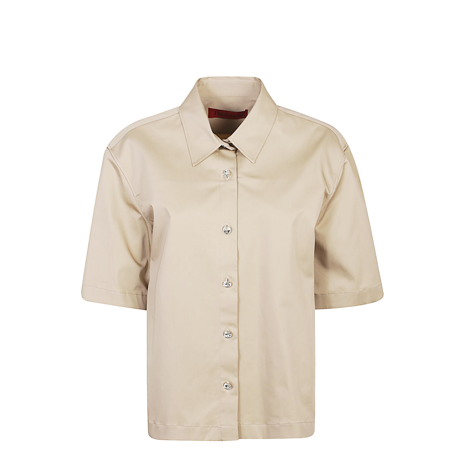 Cotton Shirt - Beige - Image 1