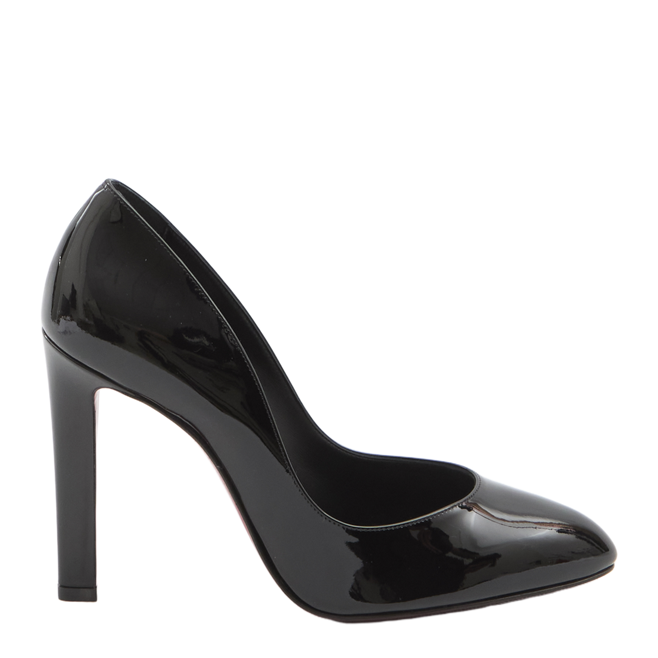 Black Patent Lamb Nappa Leather Pumps - Image 1