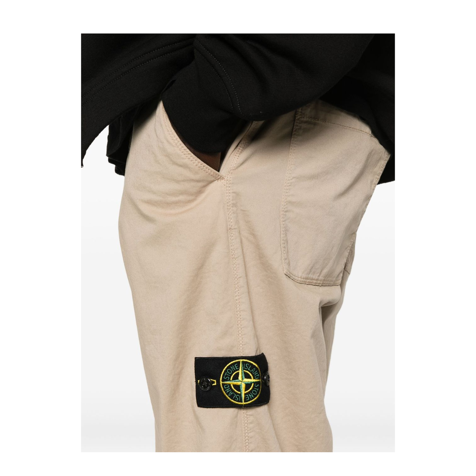 Logo Cotton Cargo Trousers - Image 2