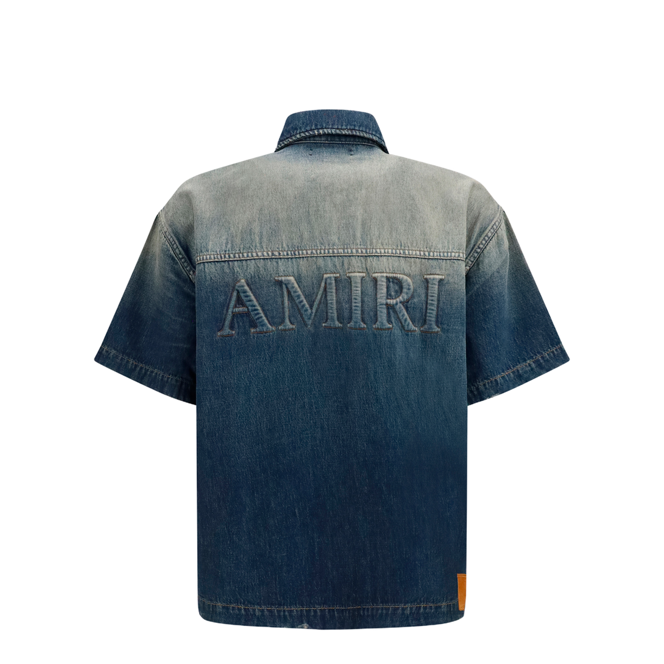 Embroidered Logo Denim Shirt - Image 2