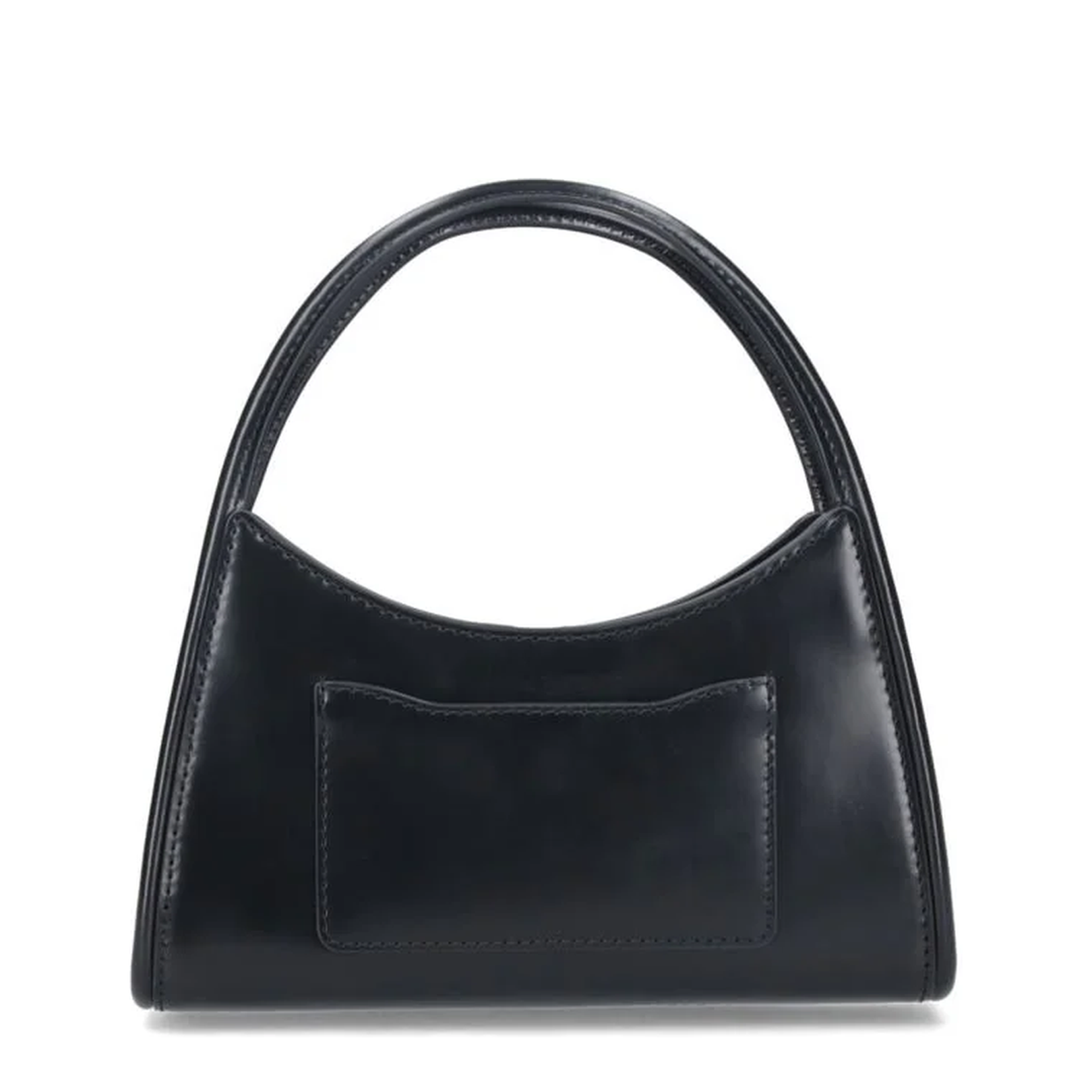 Glam Claw Clip Crossbody Bag Leather Black - Image 3
