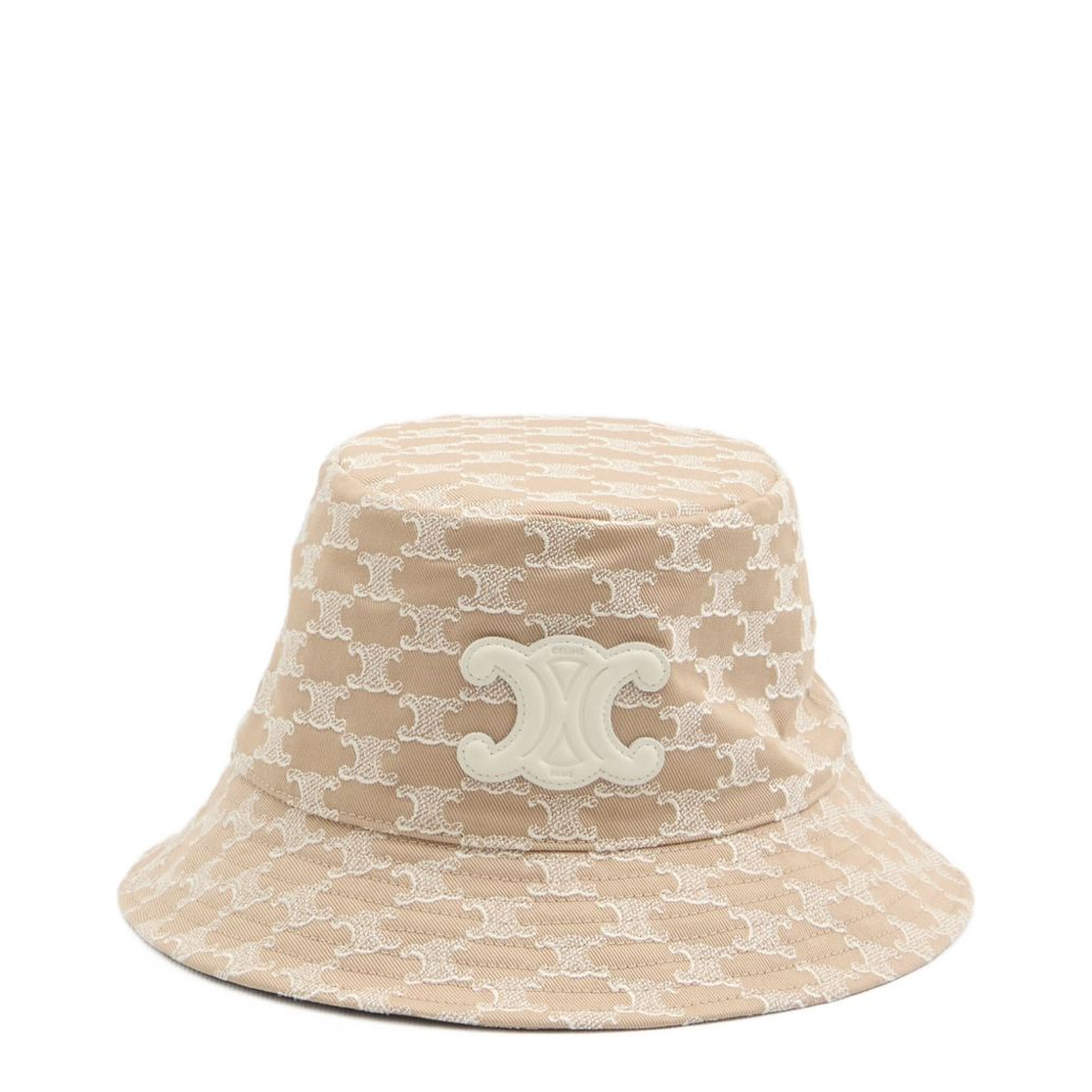 Hat With Triomphe Monogram In Neutral - Image 1