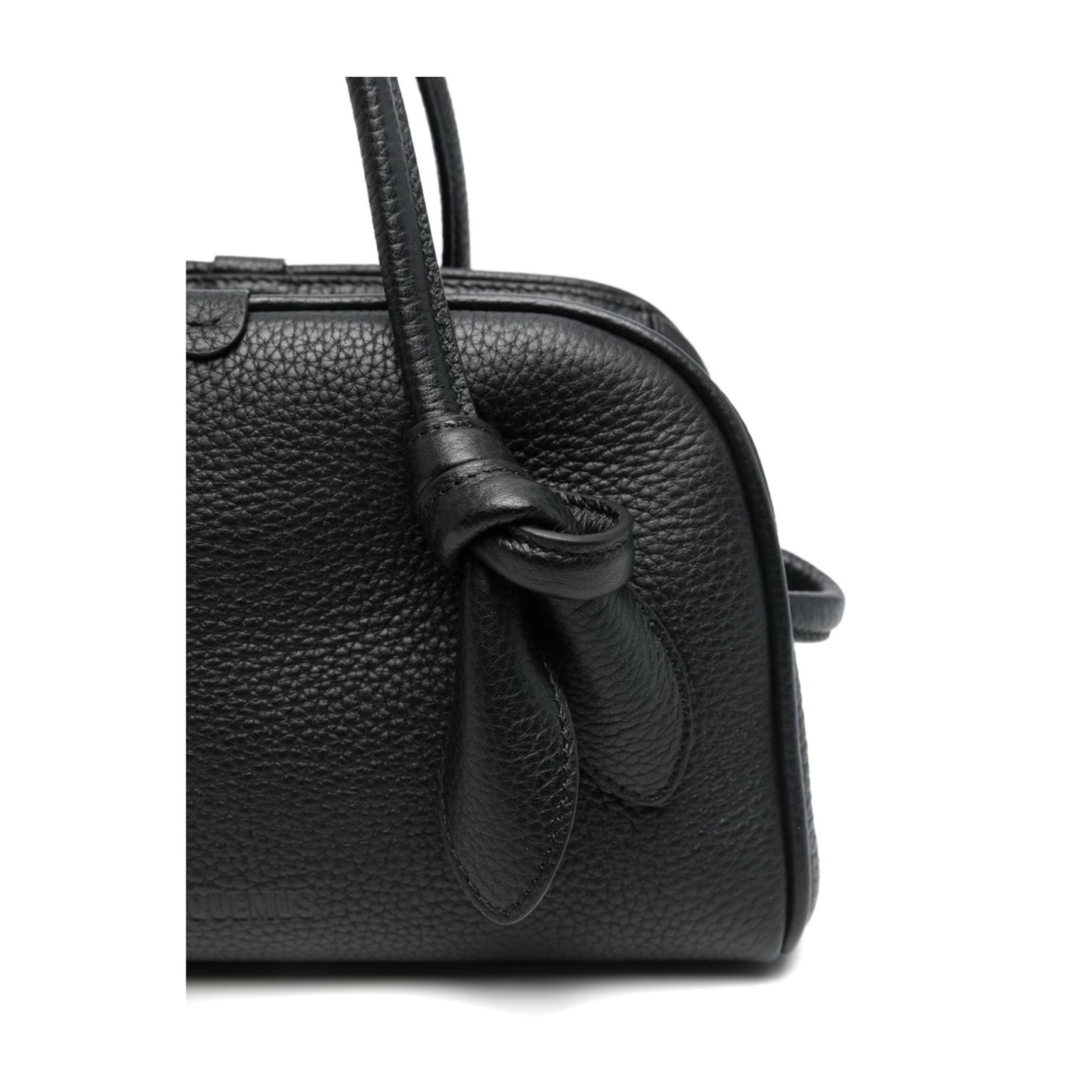 Le Petit Turismo Grained Calfskin Bowling Bag - Black - Image 3