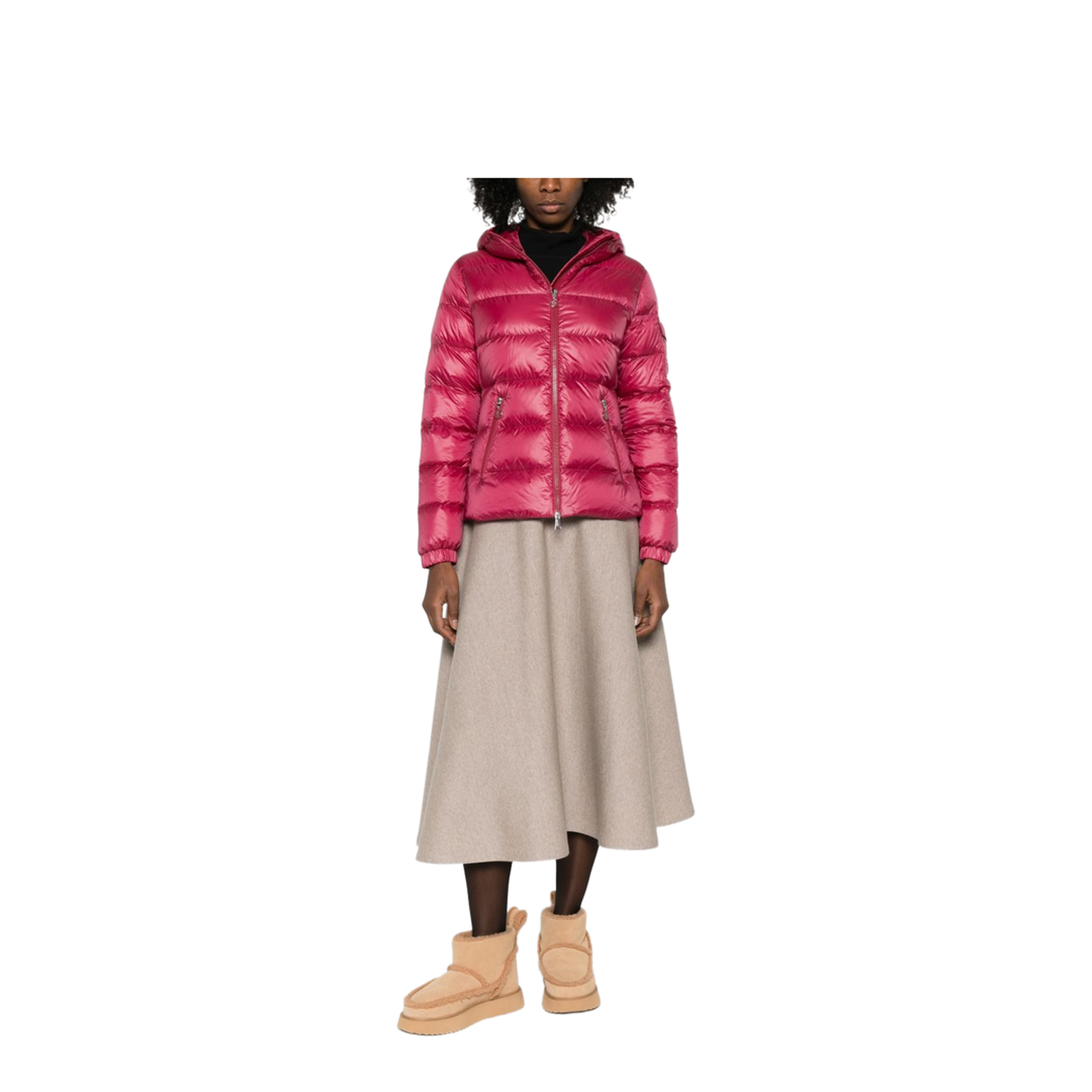 Glesse Hooded Short Down Jacket - Image 4