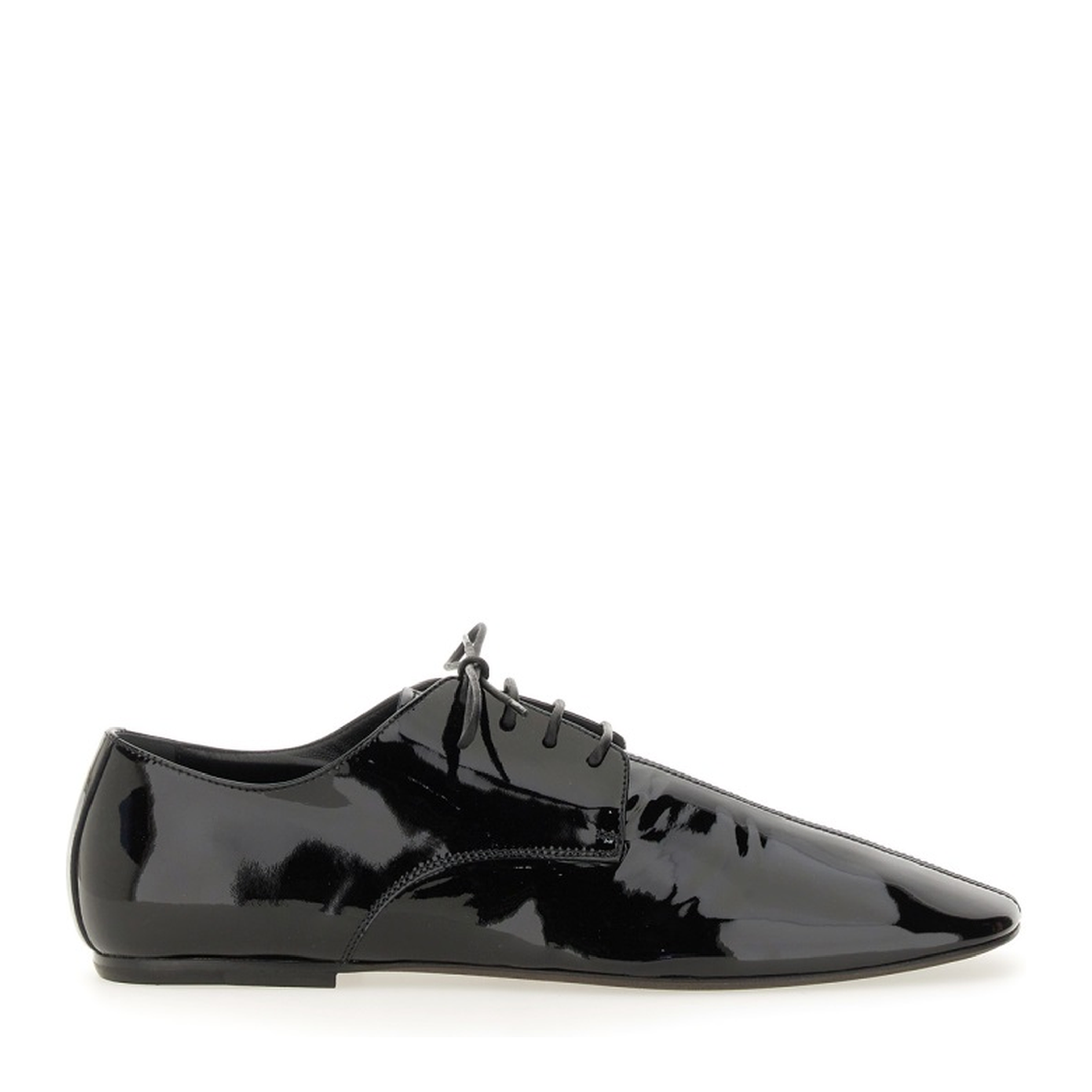 Shiny Leather Lace-Up Shoe - Image 1