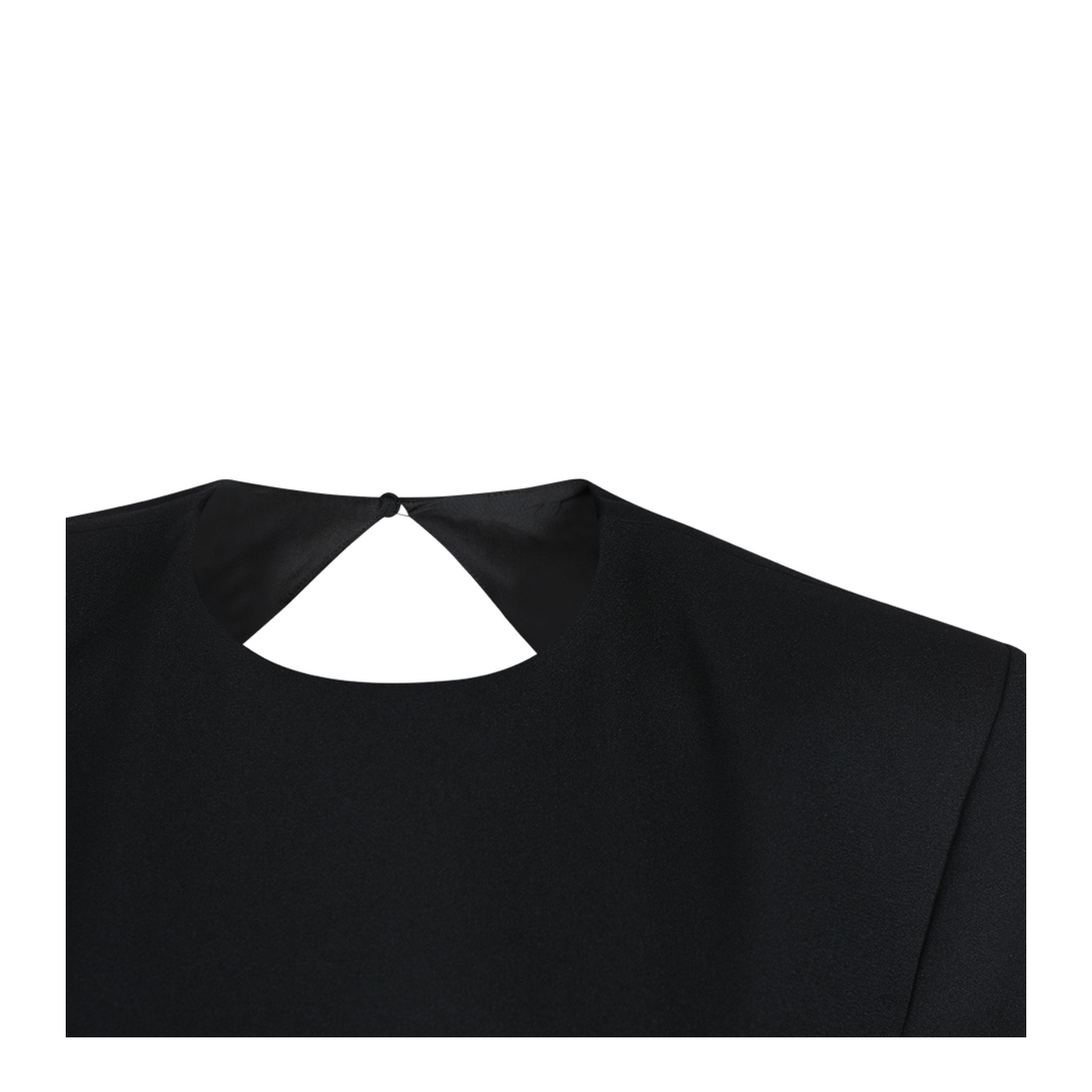 Backless Mini Dress Black - Image 6
