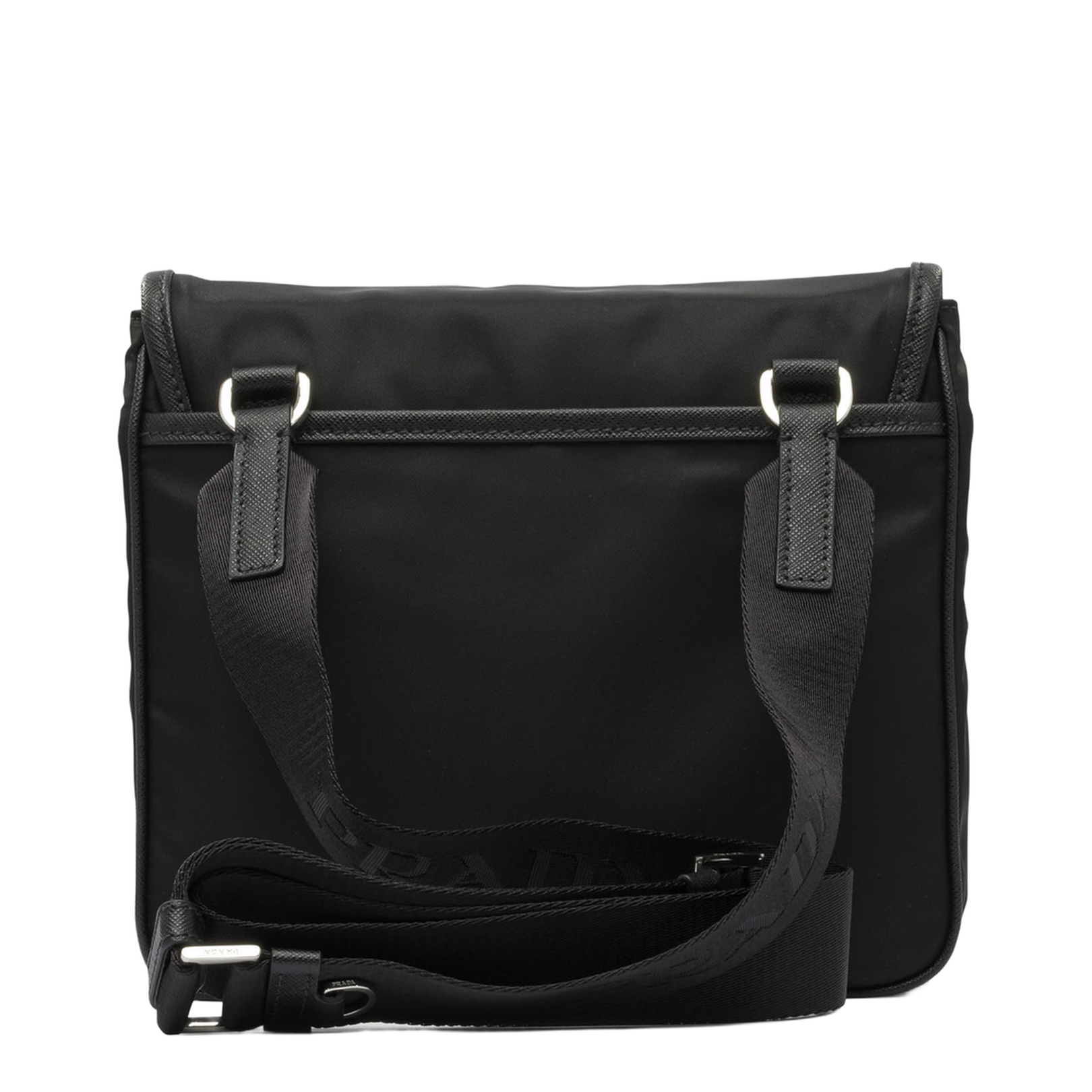 Re-Nylon and Saffiano Leather Shoulder Bag - Image 3