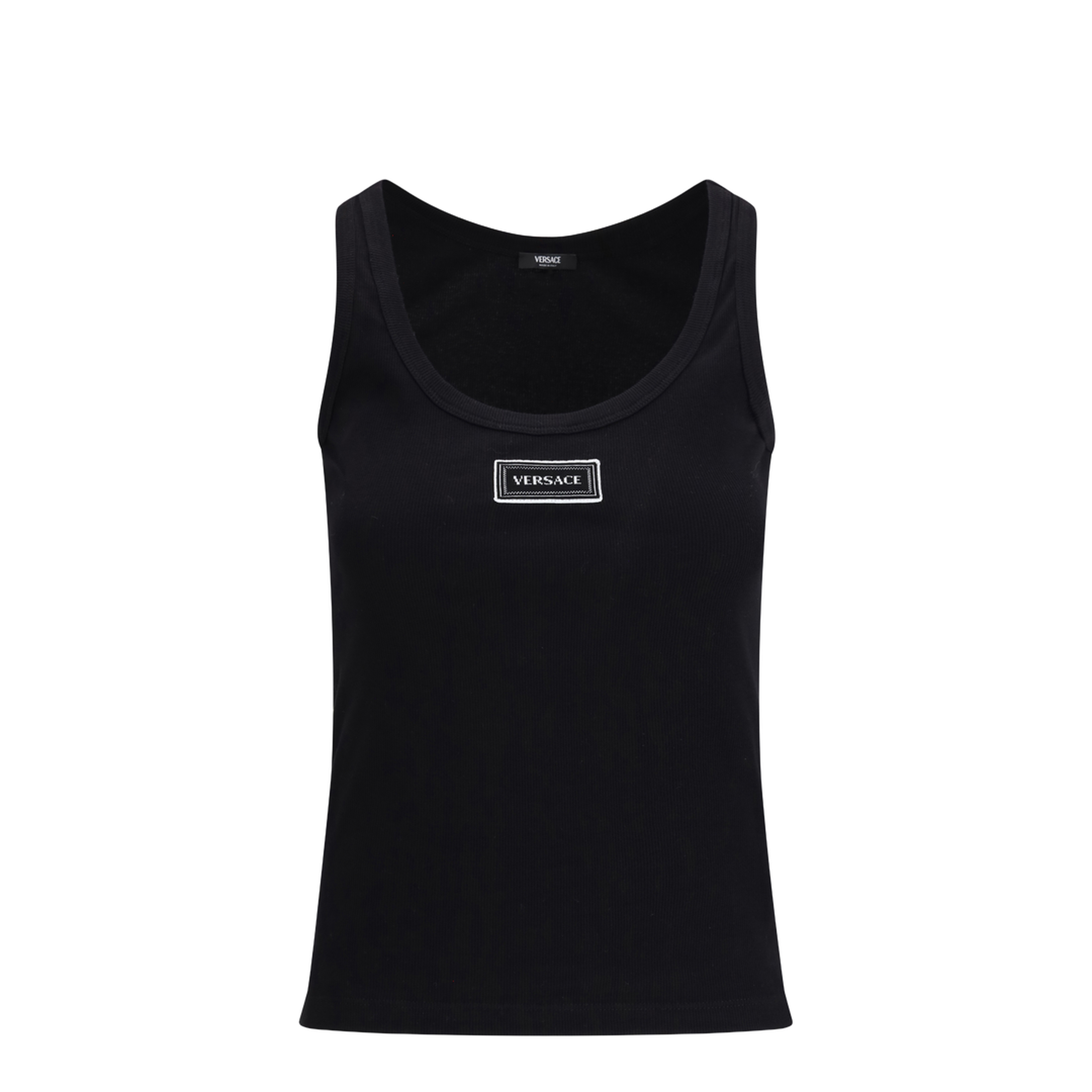 Tank Top in Cotton Rib Stretch - Image 1