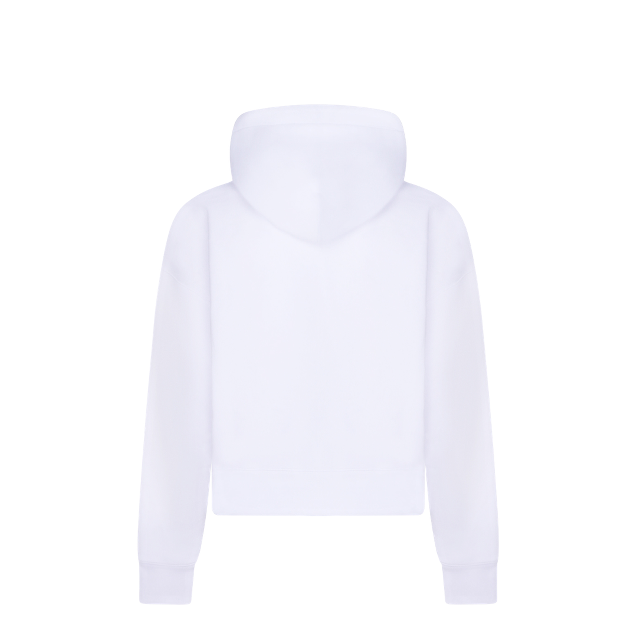 White Cotton Oversize Sweatshirt - Image 3