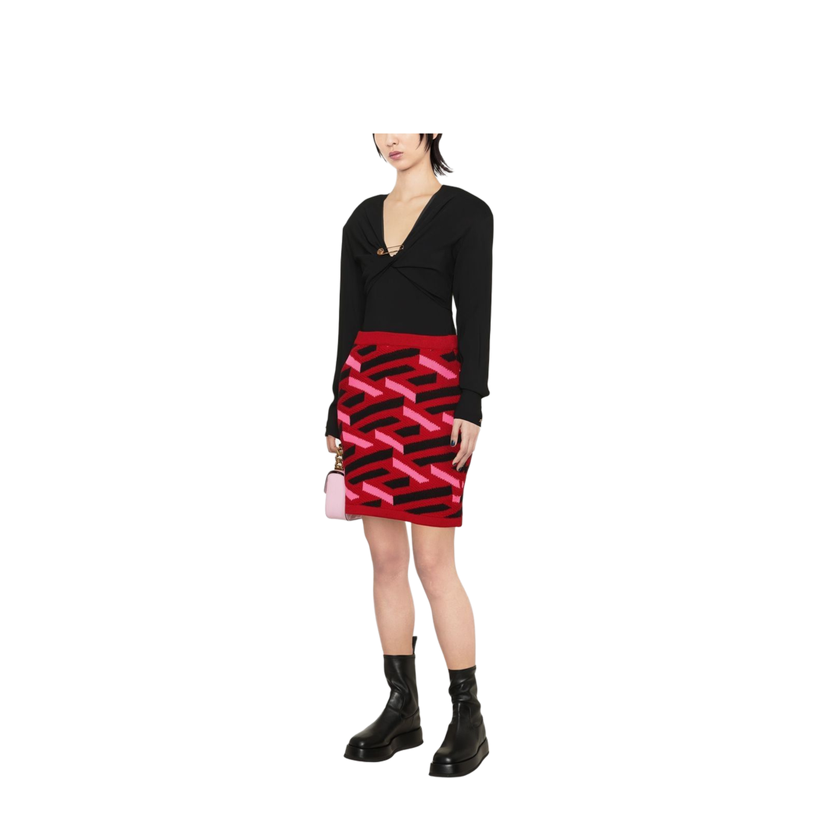 LA GRECA KNIT SKIRT - Image 2