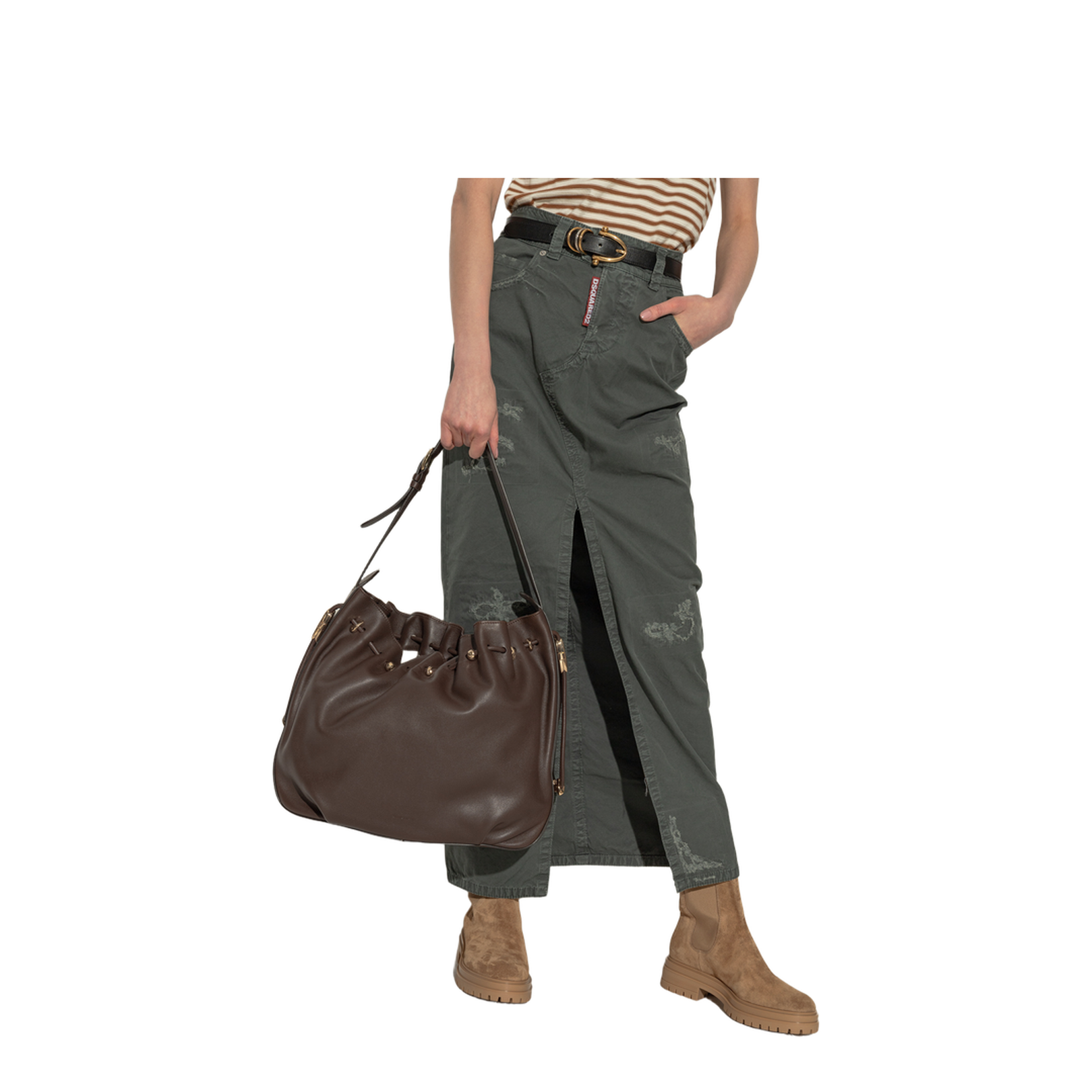 Halcyon Large Bucket Shoulder Bag - Image 2