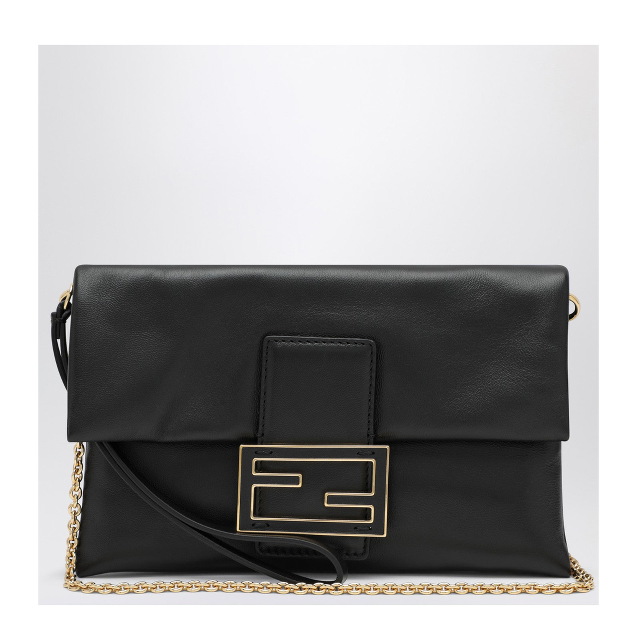Mamma Baguette Pouch Nappa Leather - Black - Image 1