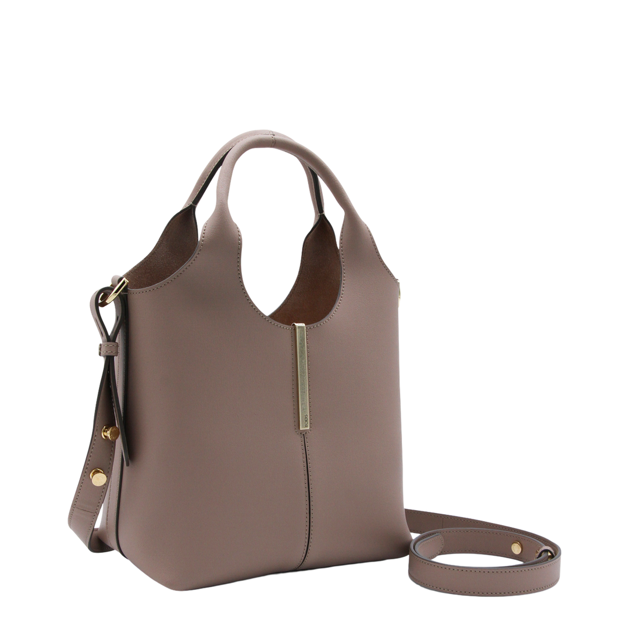 EBR Mini Calfskin Tote Shopping Bag - Natural - Image 3