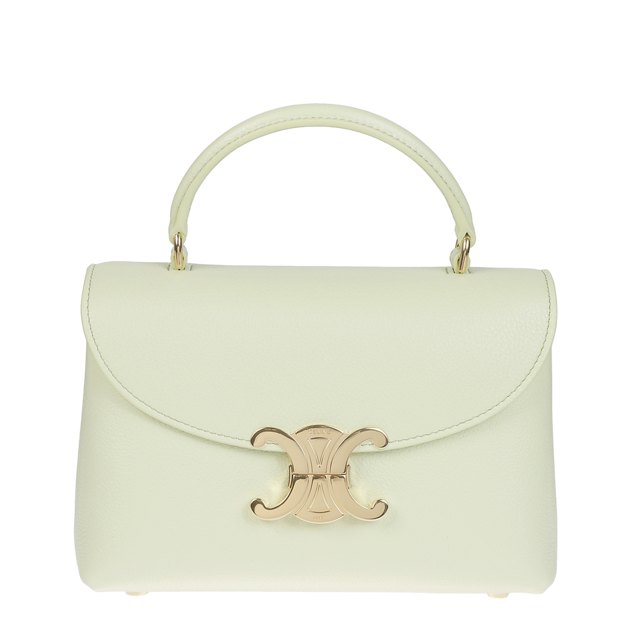 Teen Nino Calfskin Top-Handle Bag - Soft Lime - Image 1