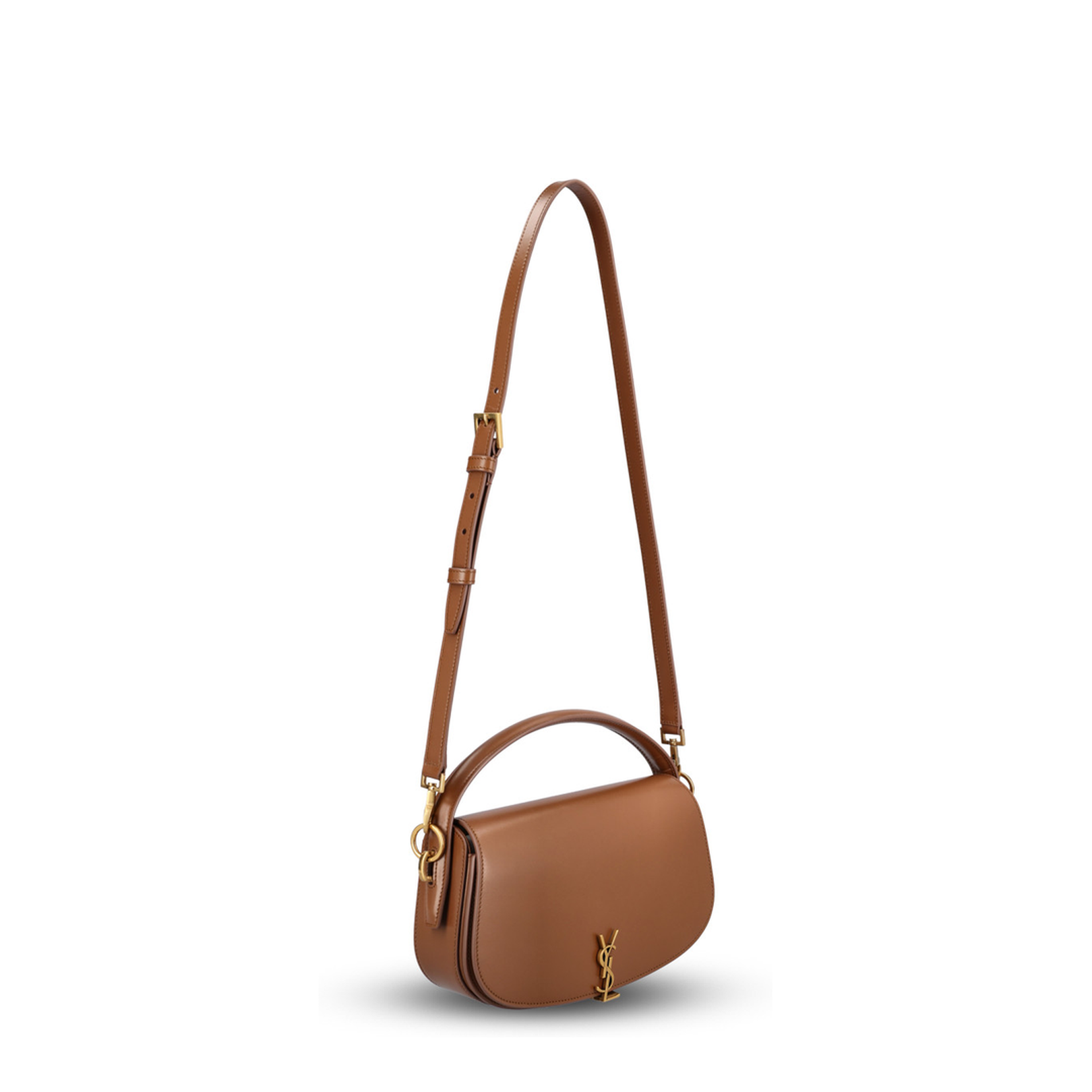 Voltaire Leather Shoulder Bags - Brown - Image 3