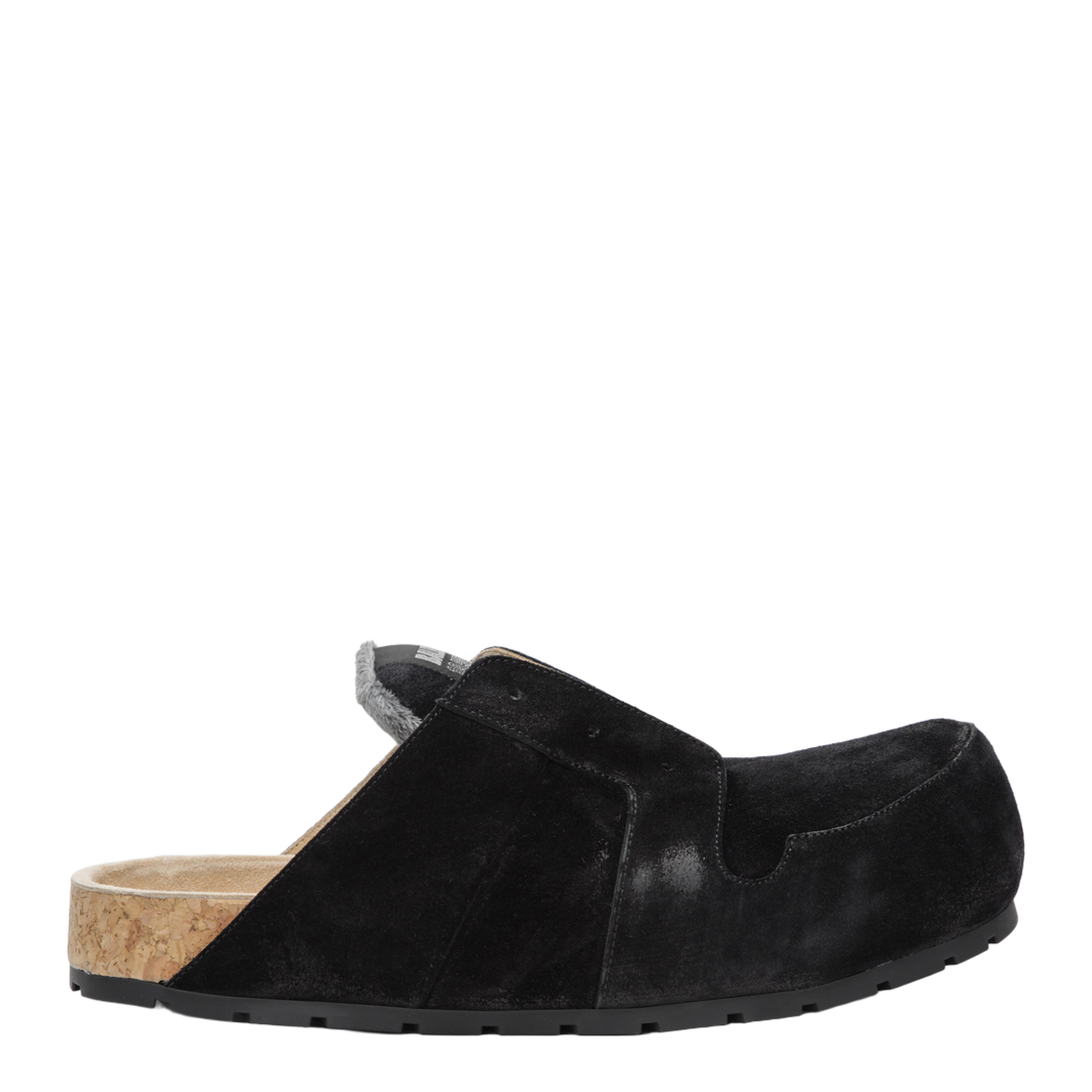 Dumbo Sabot in Distressed Suede Calfskin - Image 1
