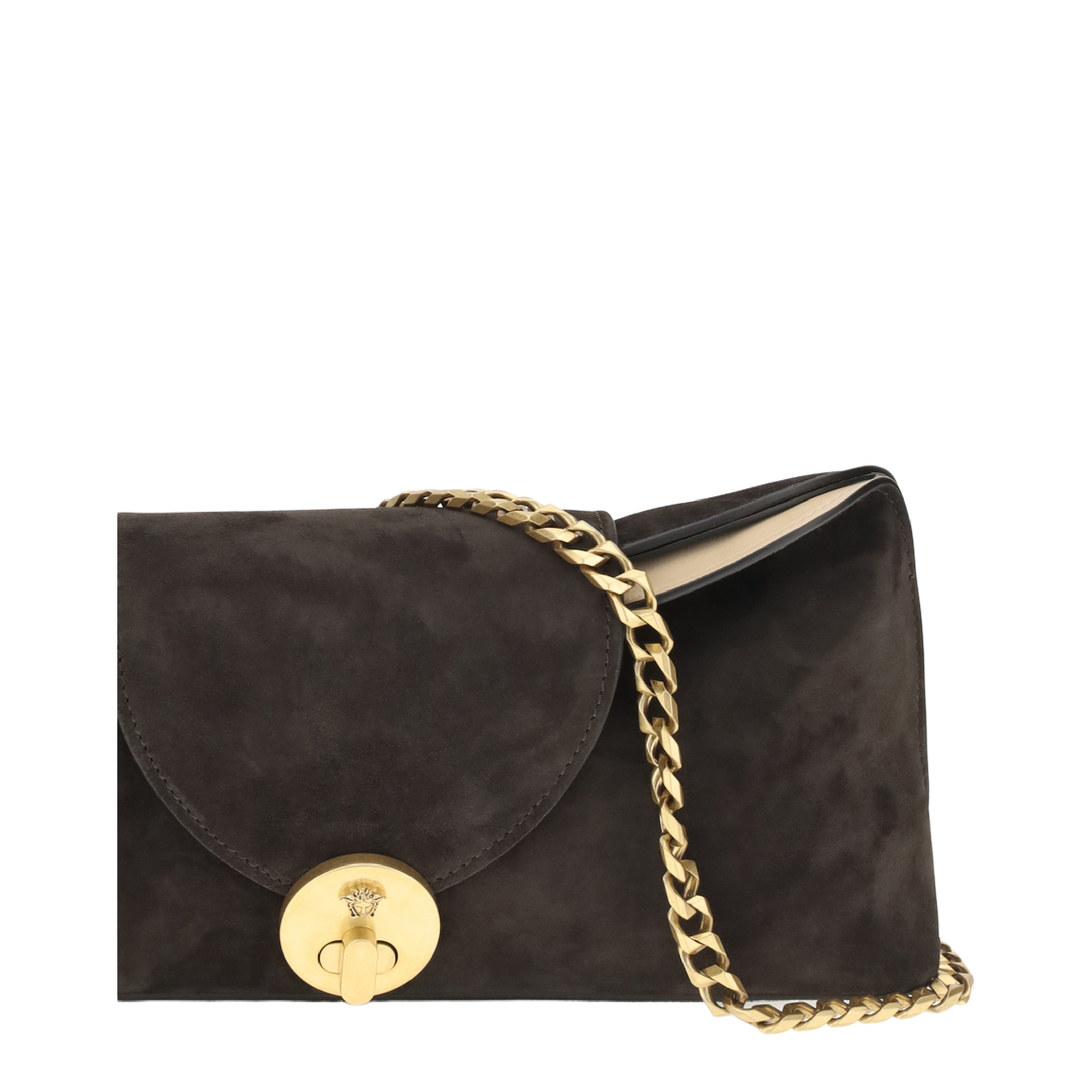 Vivian Suede Clutch - Brown - Image 4