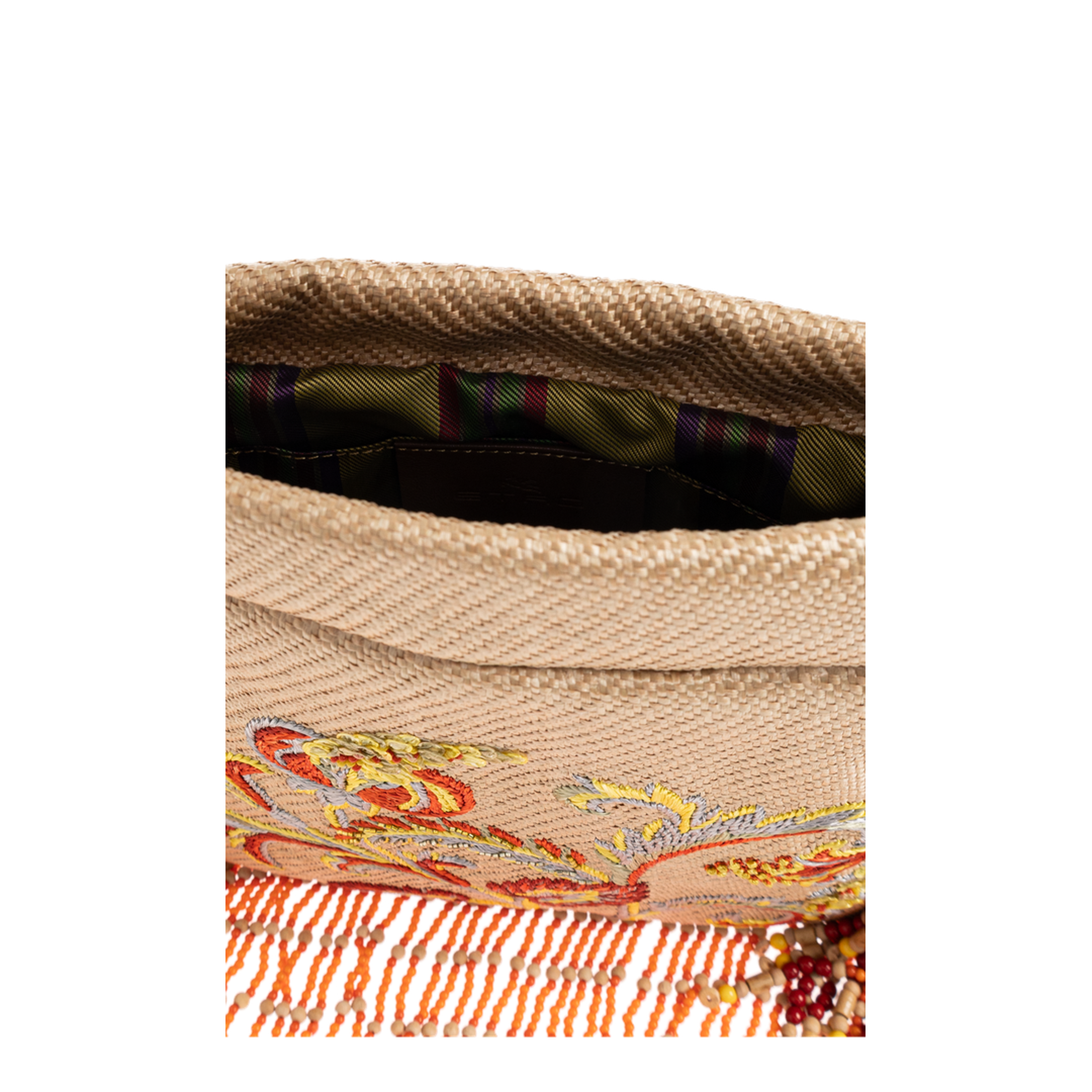 Kalispera Small Raffia Tote Bag - Beige - Image 5