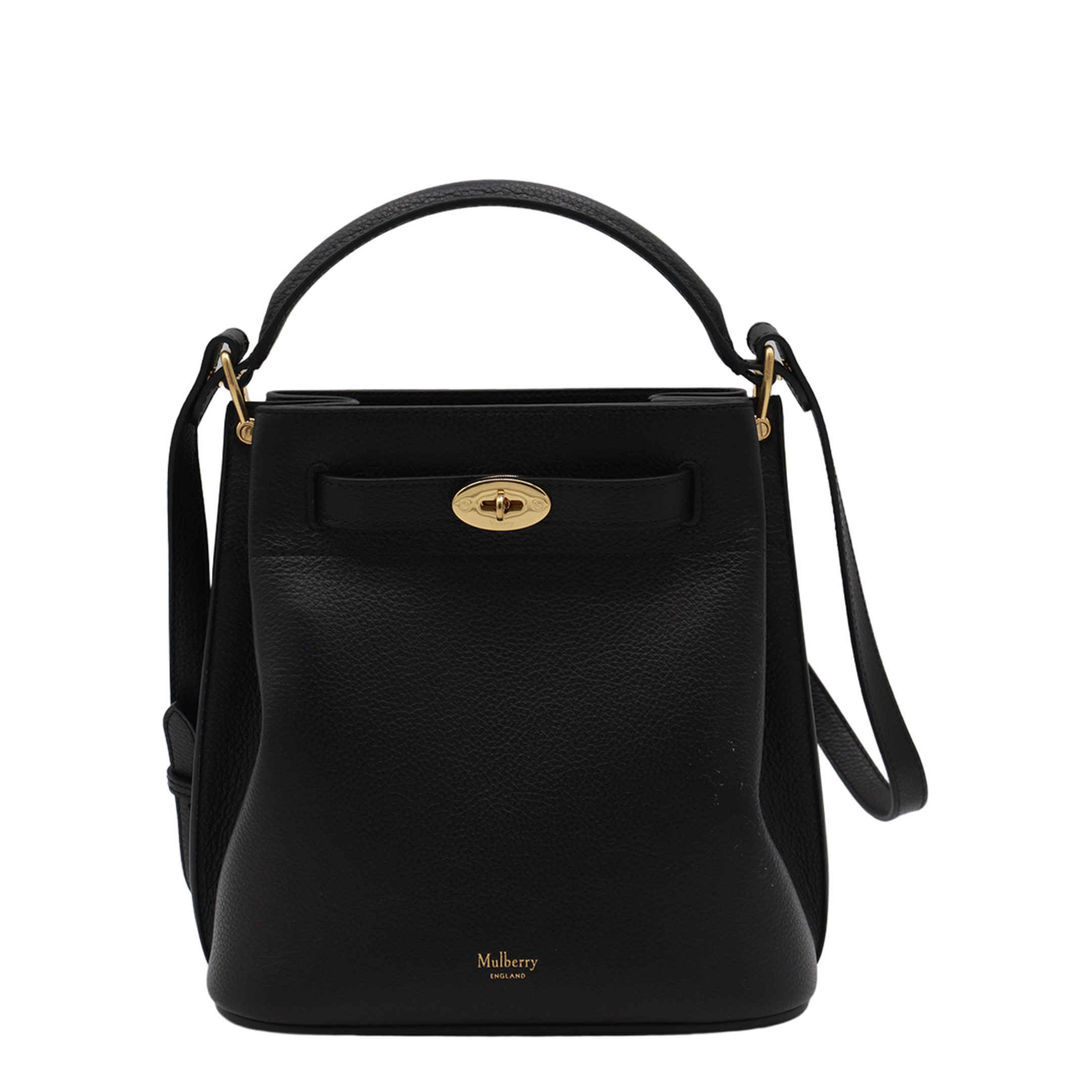Islington Bucket Bag Small Classic Grain - Black - Image 2