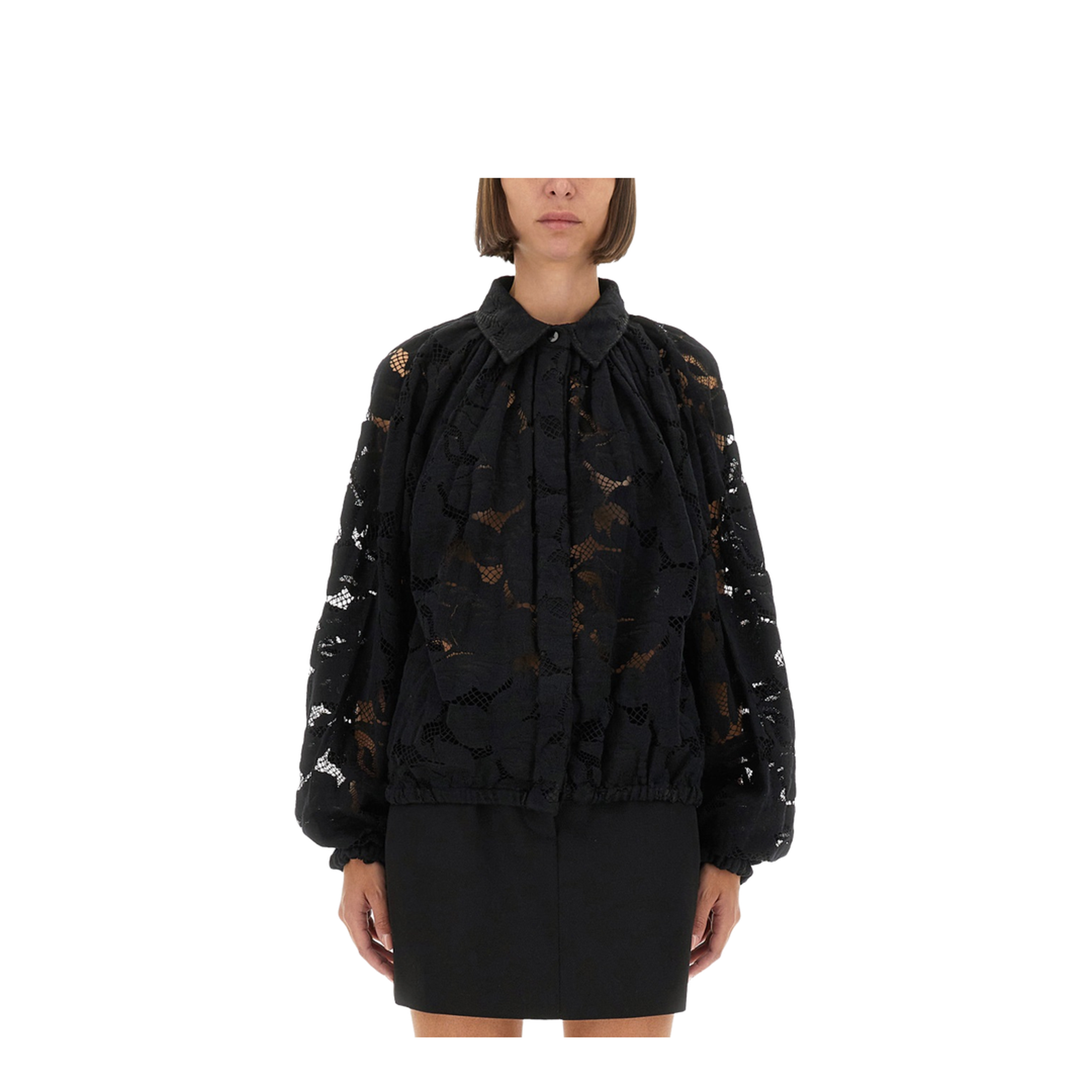 Lace Balloon Blouse - Image 1