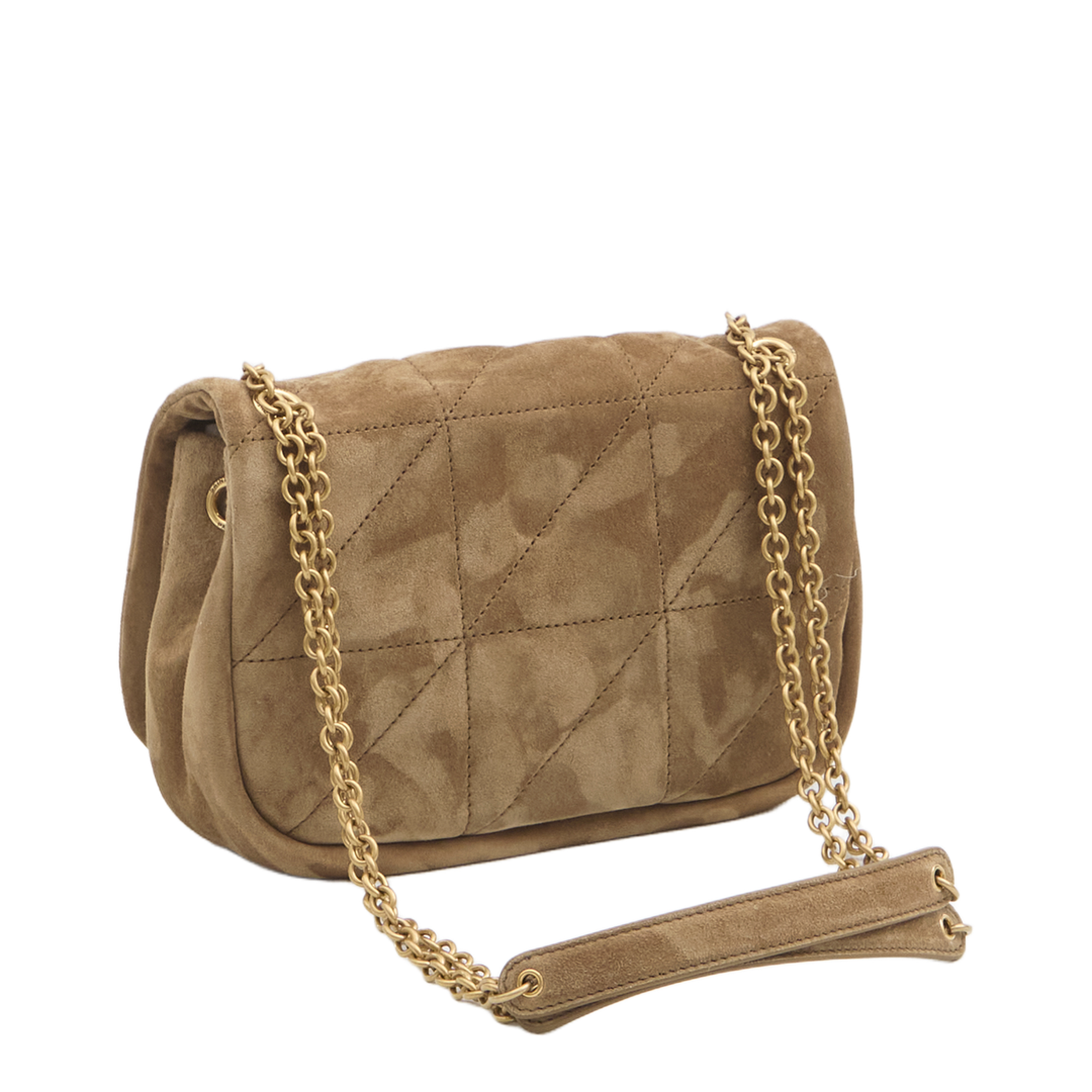 Jamie 4.3 Mini Suede Crossbody - Light Brown - Image 2