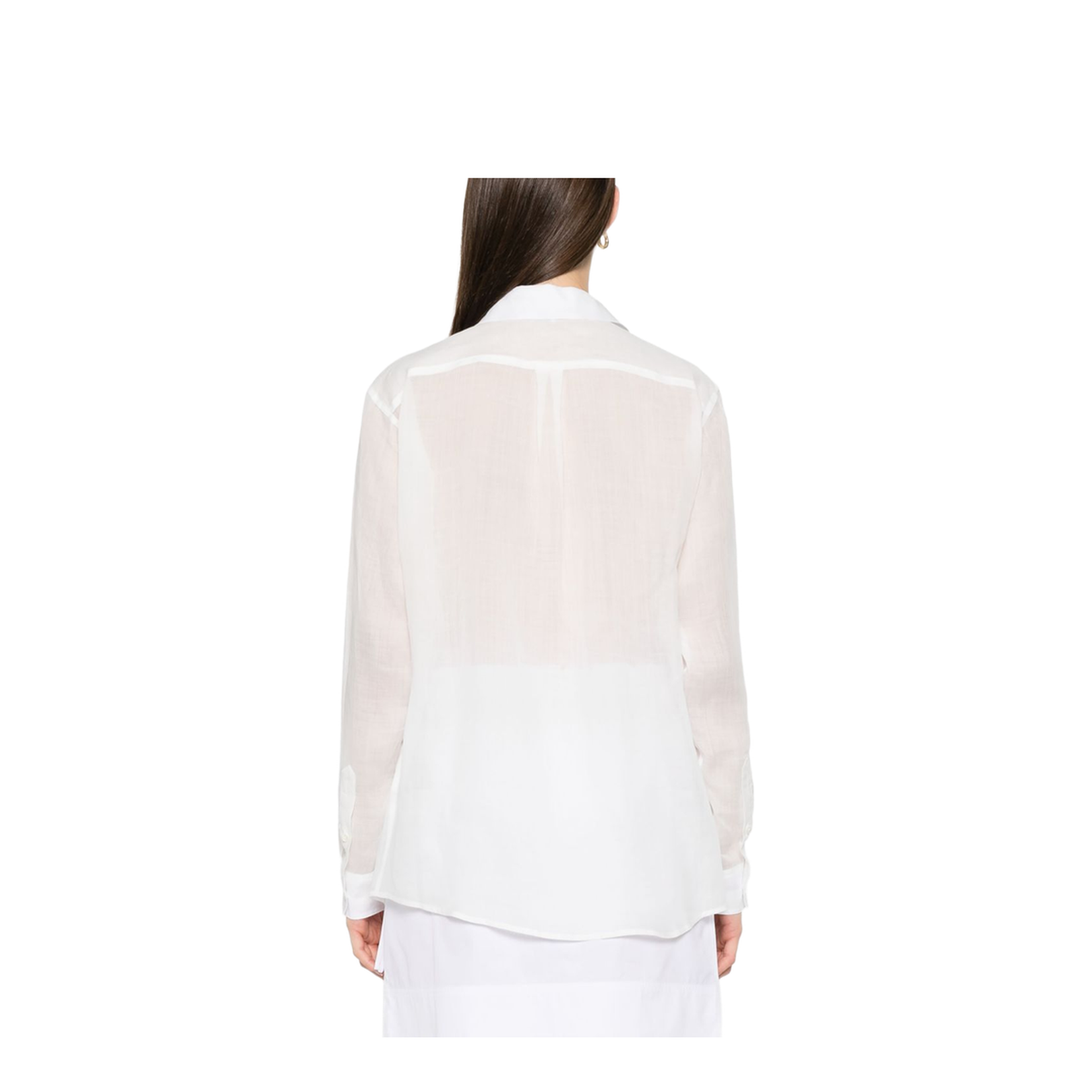 White Double Collar Shirt - Image 2