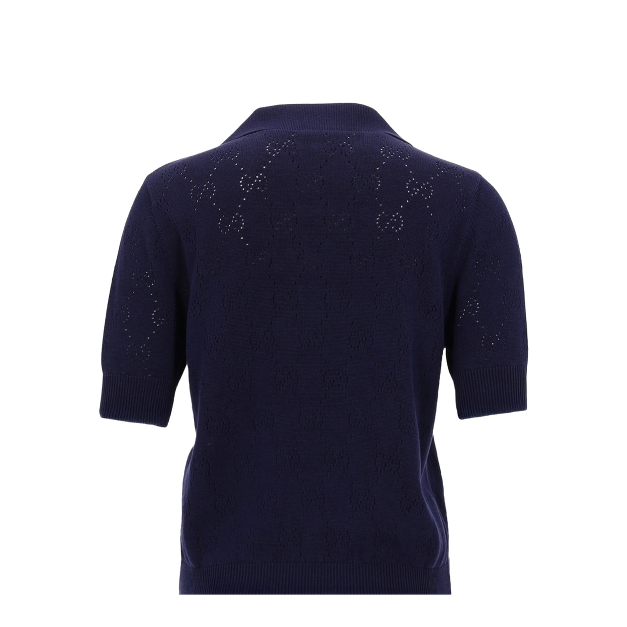 Silk and Cotton Polo Shirt - Image 3