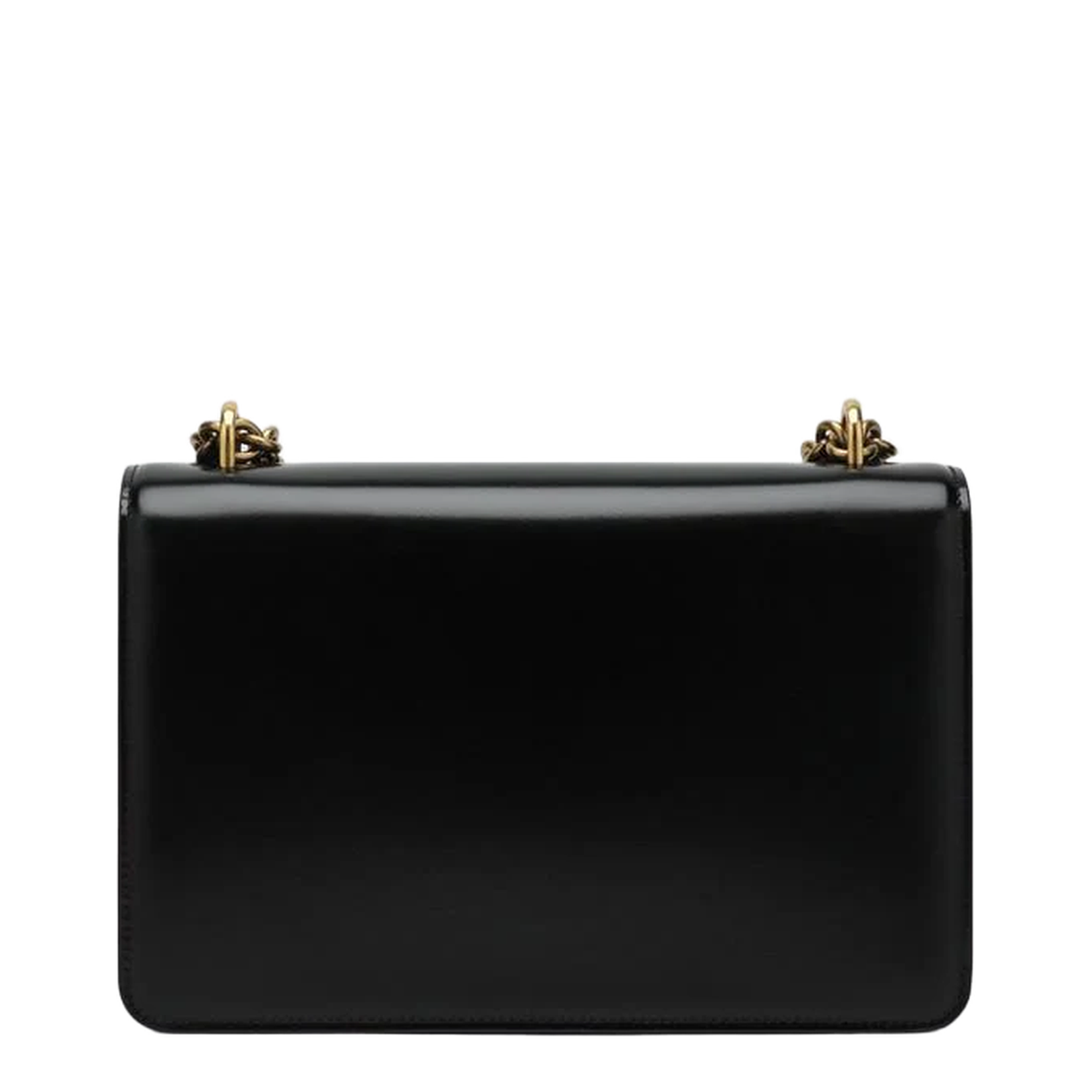 Black Leather Shoulder Bag - Image 2