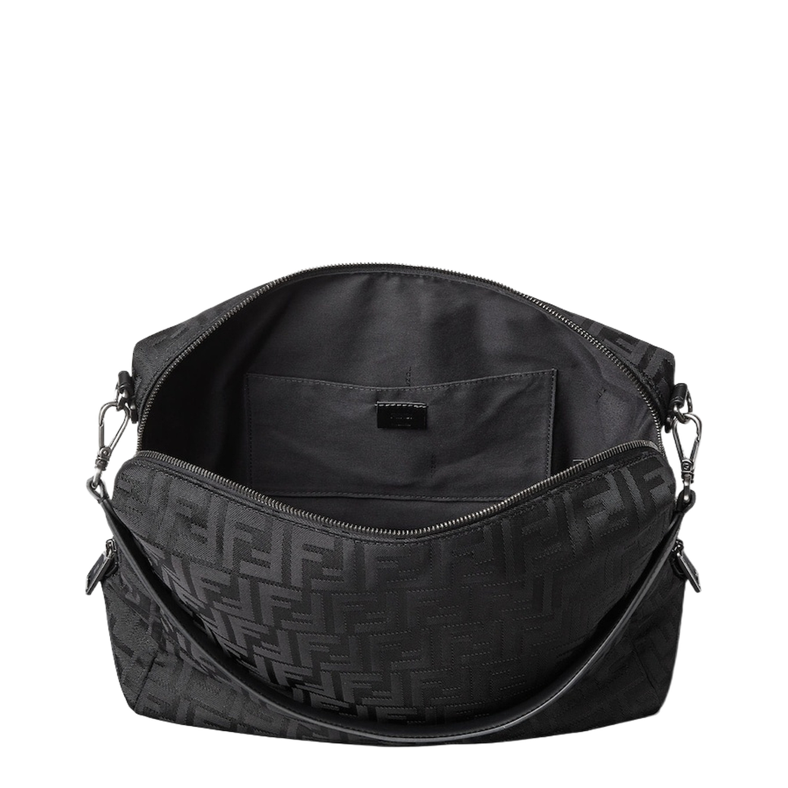 Large Fabric Black Bag - Image 4
