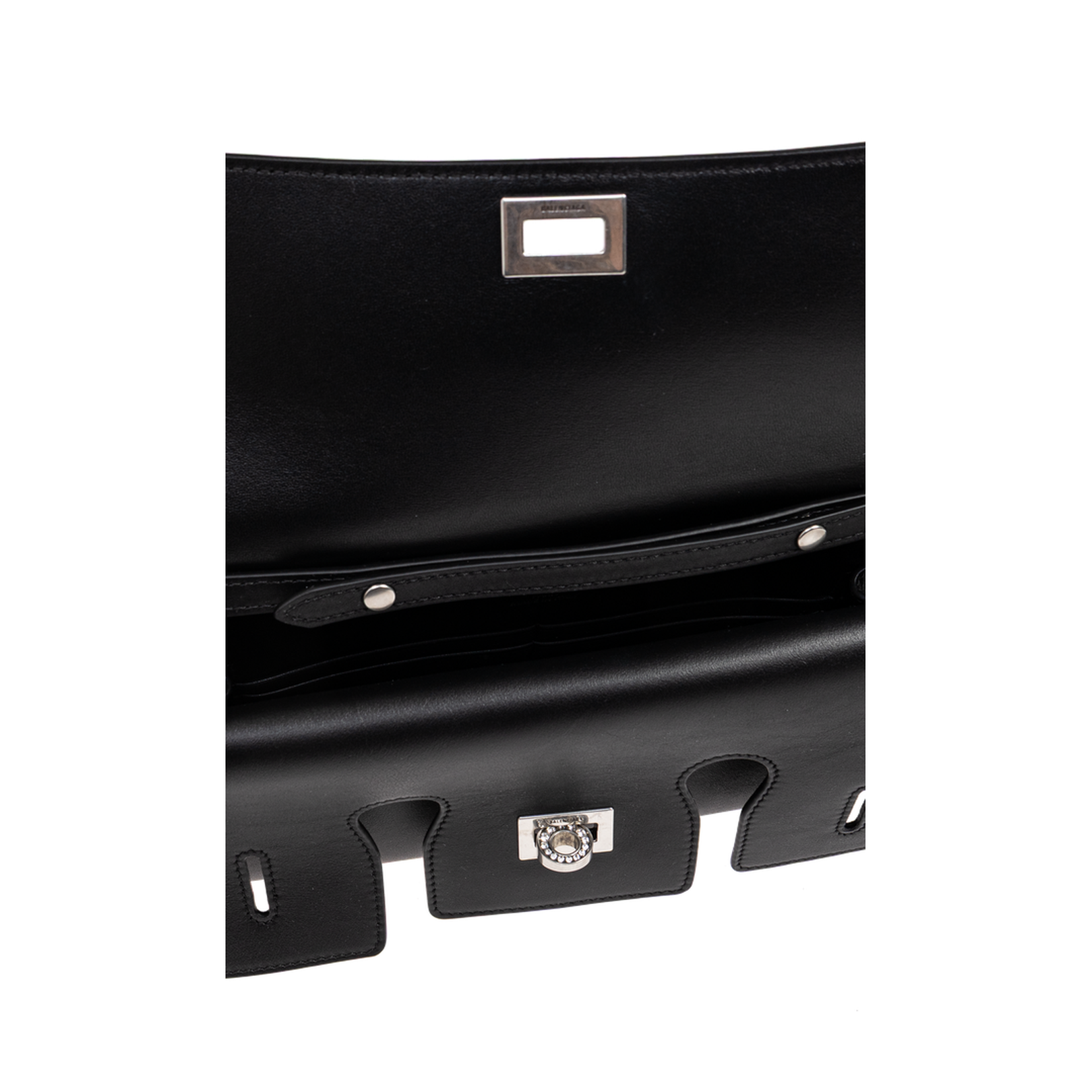 Air Small Handbag Leather Black - Image 5
