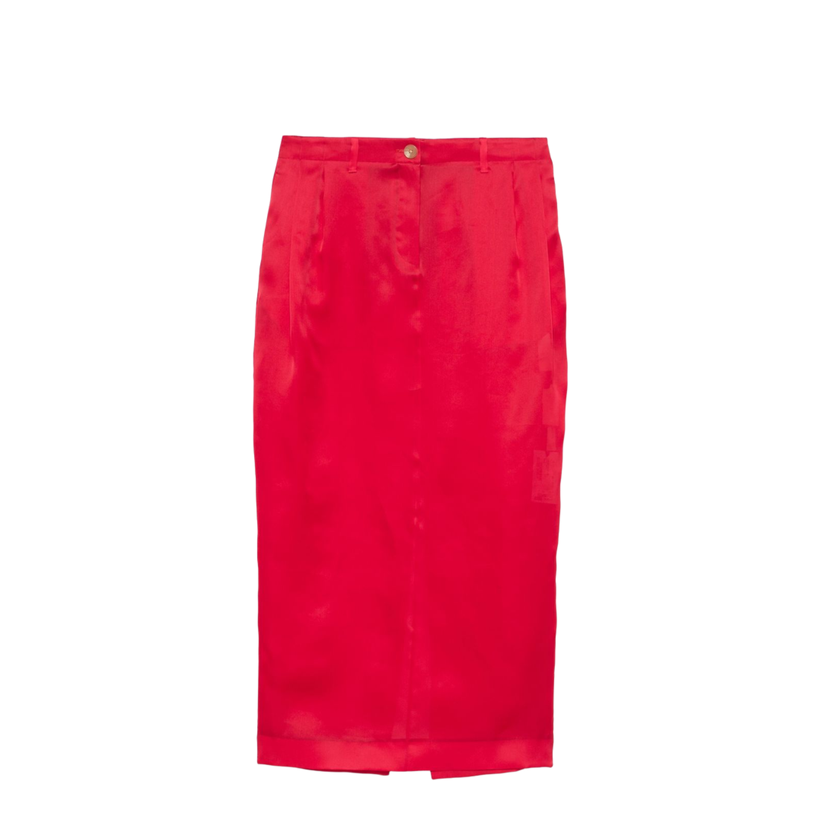 Silk Skirt with Concealed Fly and Pockets - Image 1