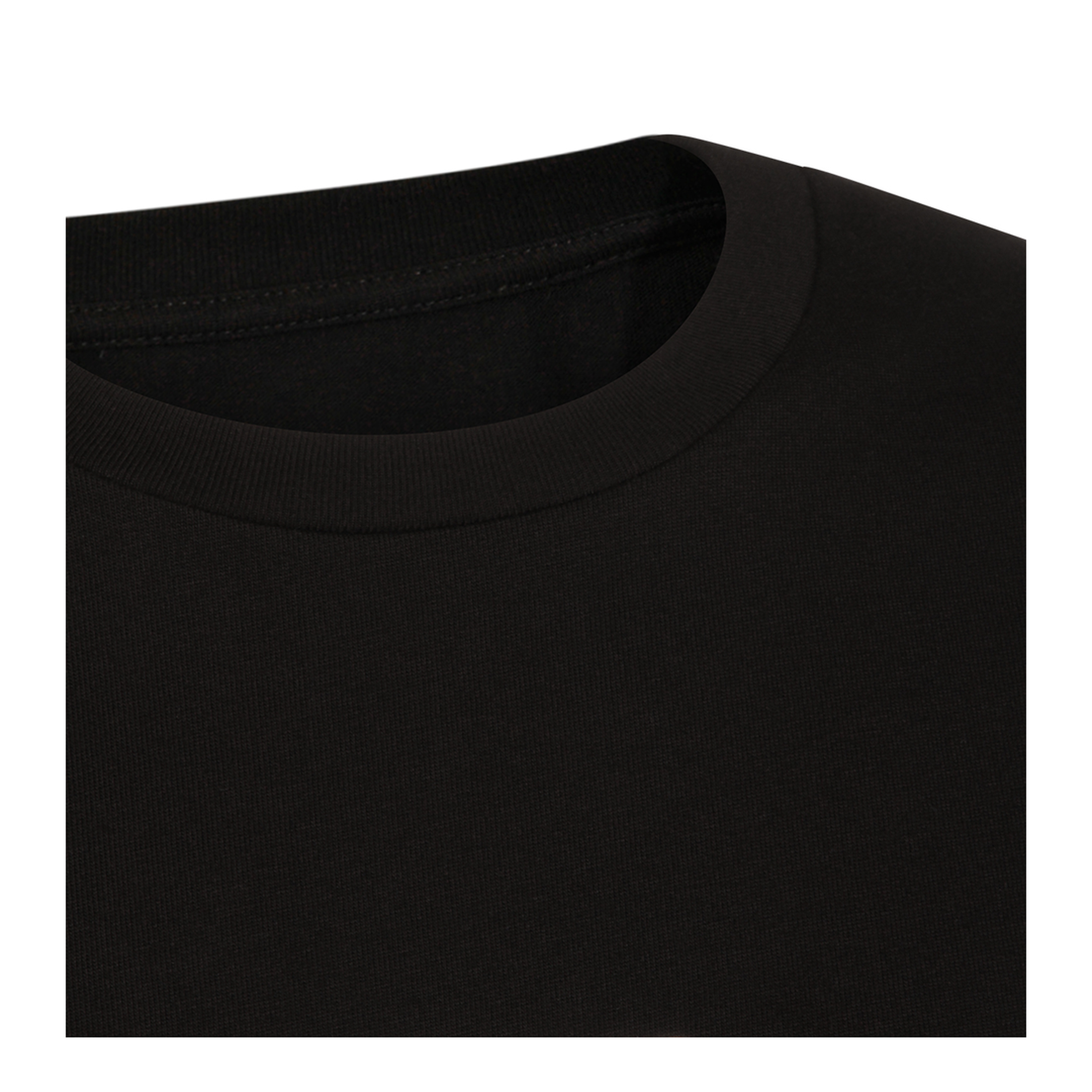 Black Cotton T-Shirt - Image 5
