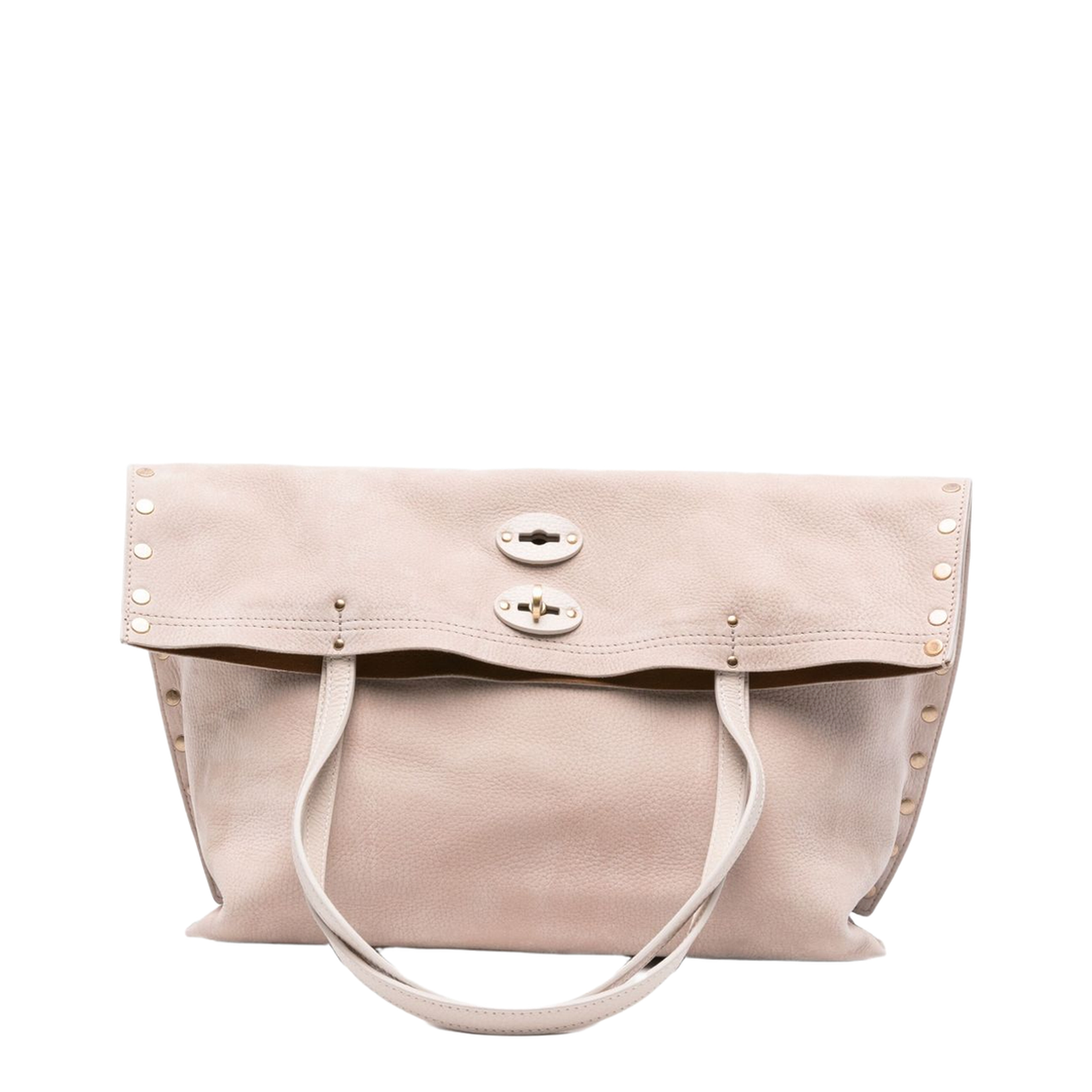 Suede Leather Handbag - Image 1
