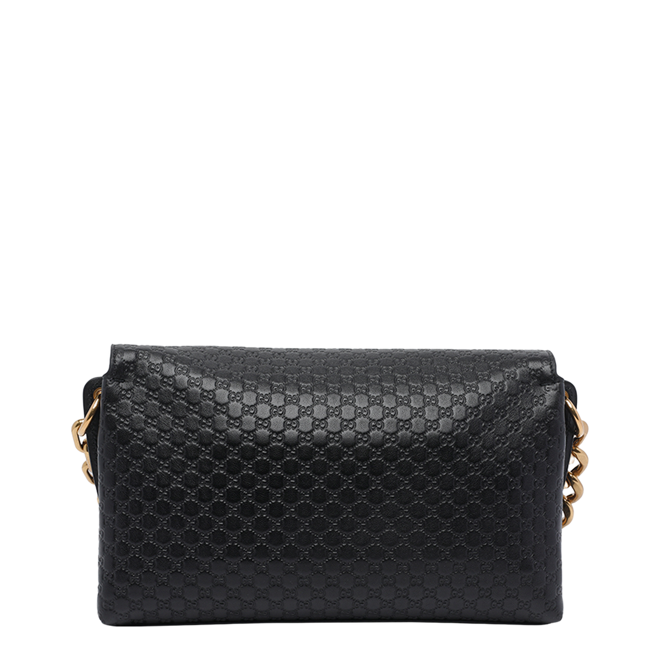 Medium Grainy Leather Shoulder Bag - Black - Image 2