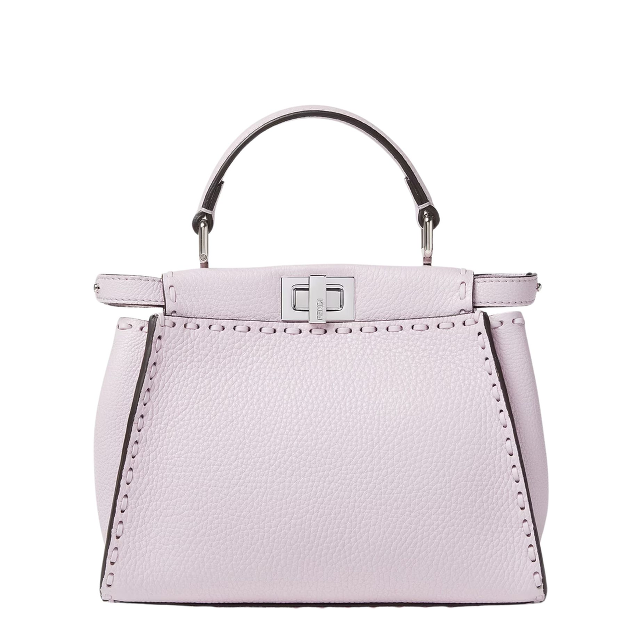 Peekaboo Mini Leather Crossbody Bag - Purple - Image 4