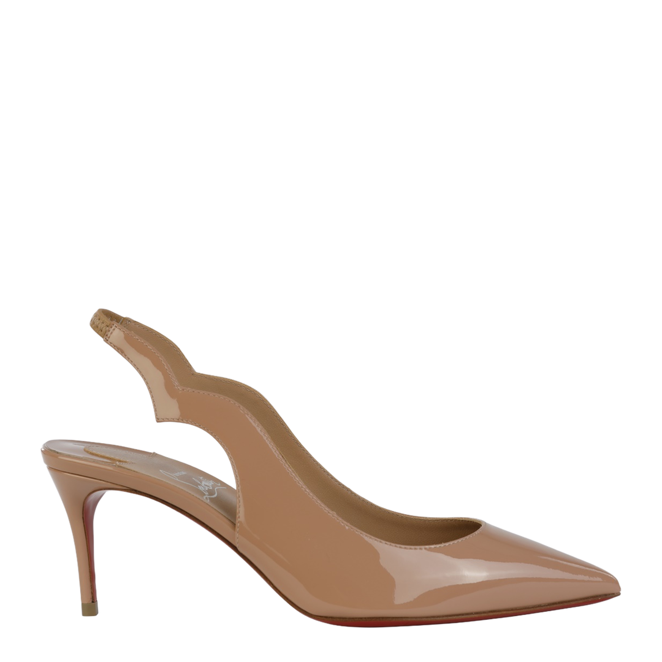Hot Chick Sling 70 Blush Patent Calf Leather - Image 5