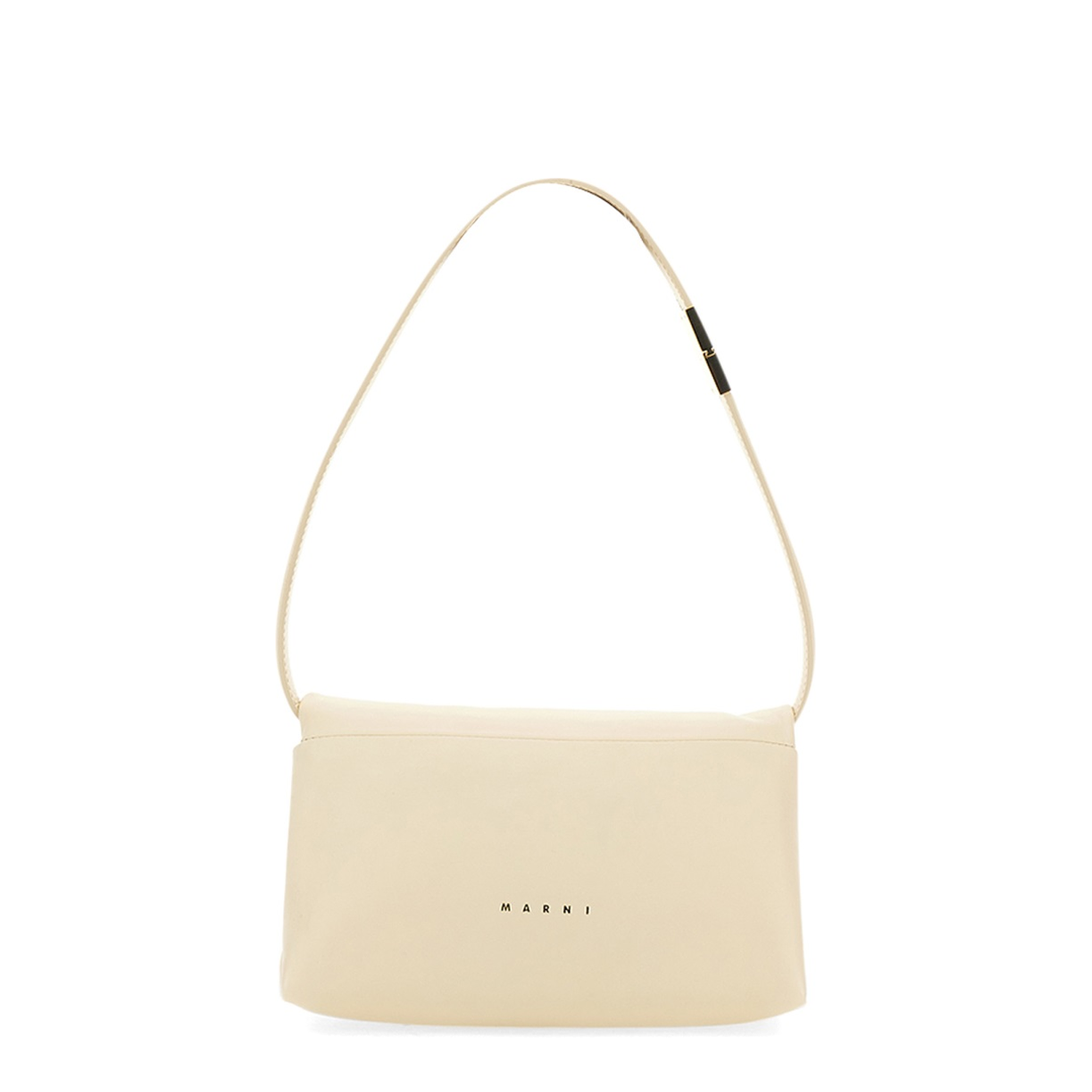 Prisma Small Calf Leather Shoulder Bag - Ivory - Image 1